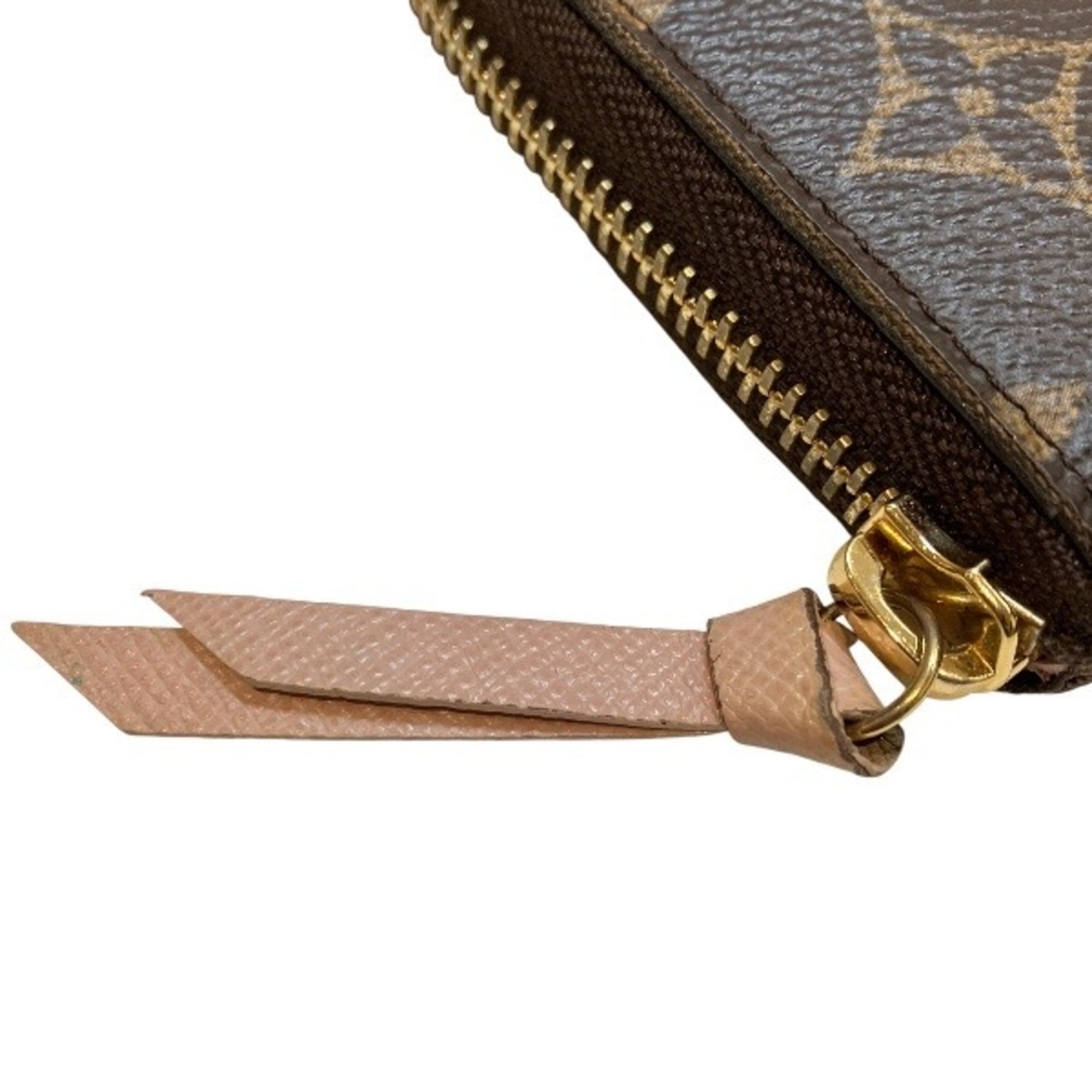 Louis Vuitton Monogram Pink Monogram Long Wallet (Bi-Fold) (Pre-Owned)