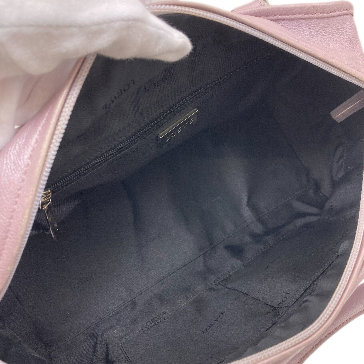 Loewe Purple Leather Handbag (Pre-Owned)