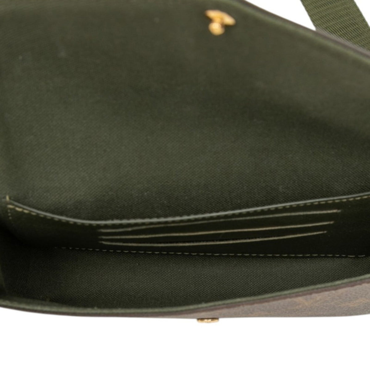 Louis Vuitton Brown Monogram Monogram Pochette Pouch Shoulder Bag (Pre-Owned)
