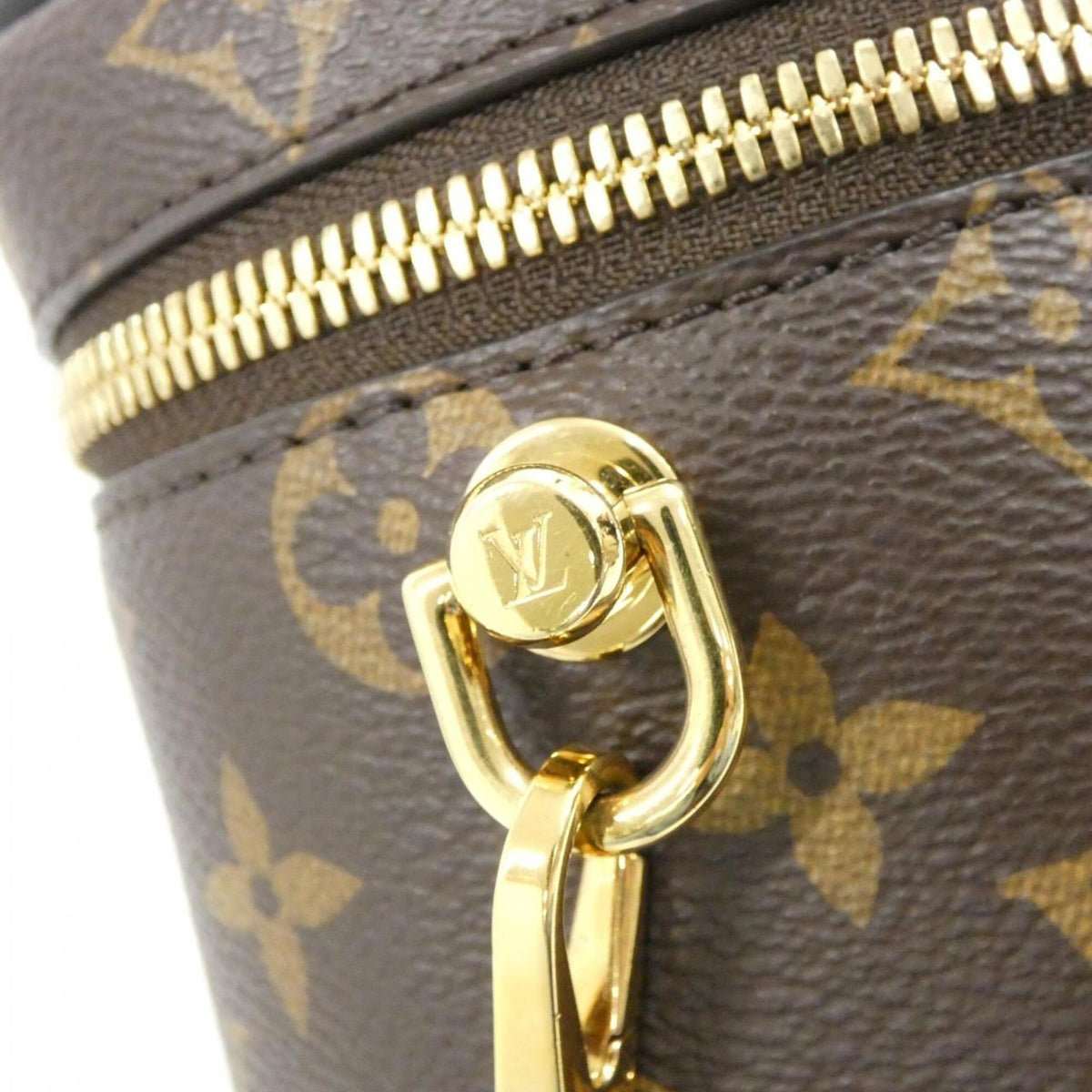 Louis Vuitton Marron Coated Canvas Handbag (Pre-Owned)
