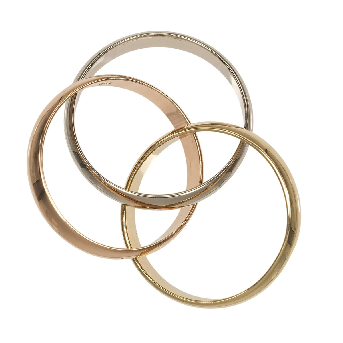 Cartier Trinity Yellow Gold (18K) Pink Gold (18K) White Gold (18K) Band Ring (Pre-Owned)