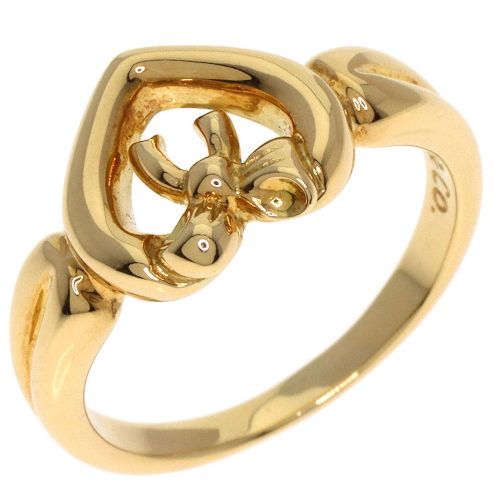 Tiffany Heart Yellow Gold (18K) Band Ring (Pre-Owned)