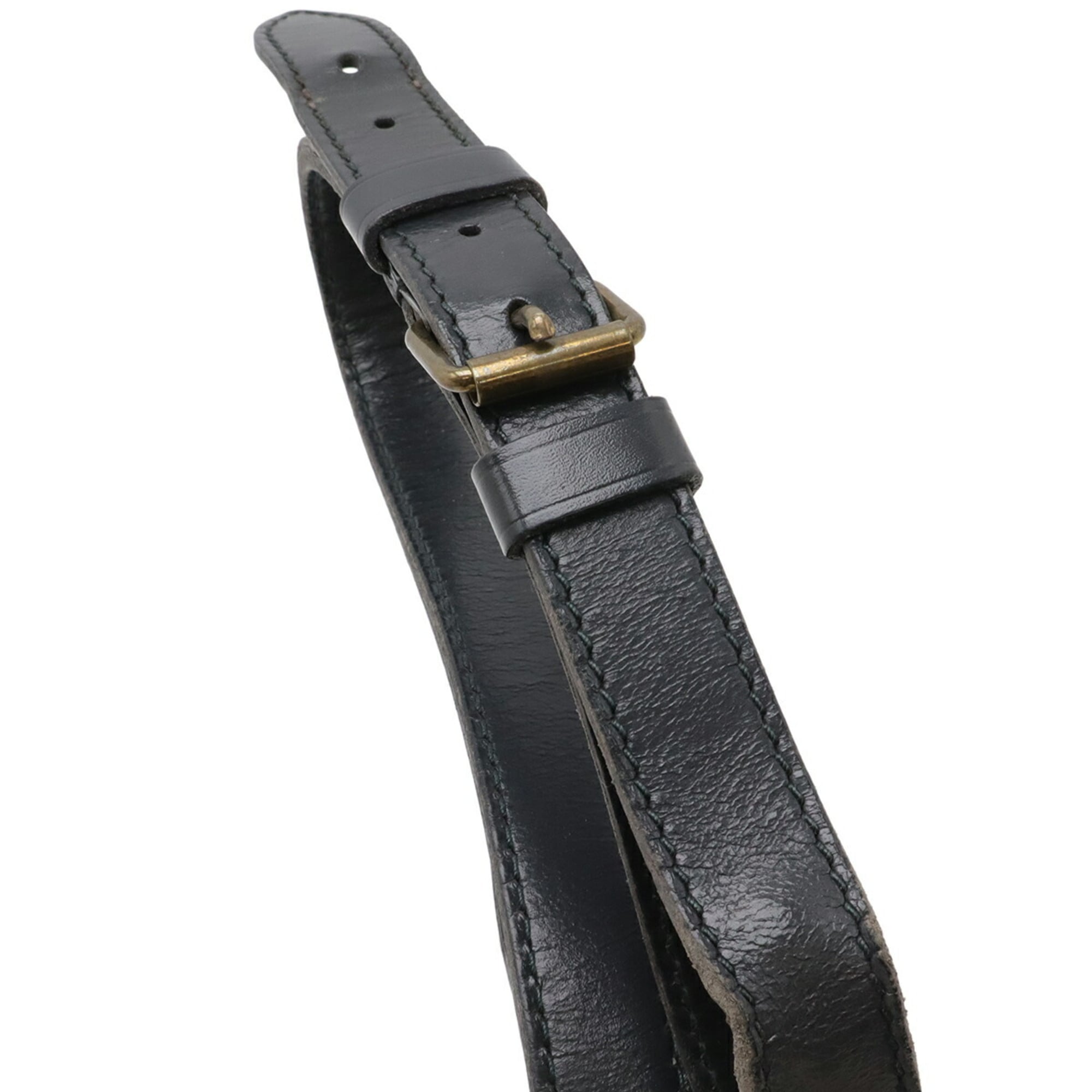 Louis Vuitton Noir Epi Leather Shoulder Bag (Pre-Owned)