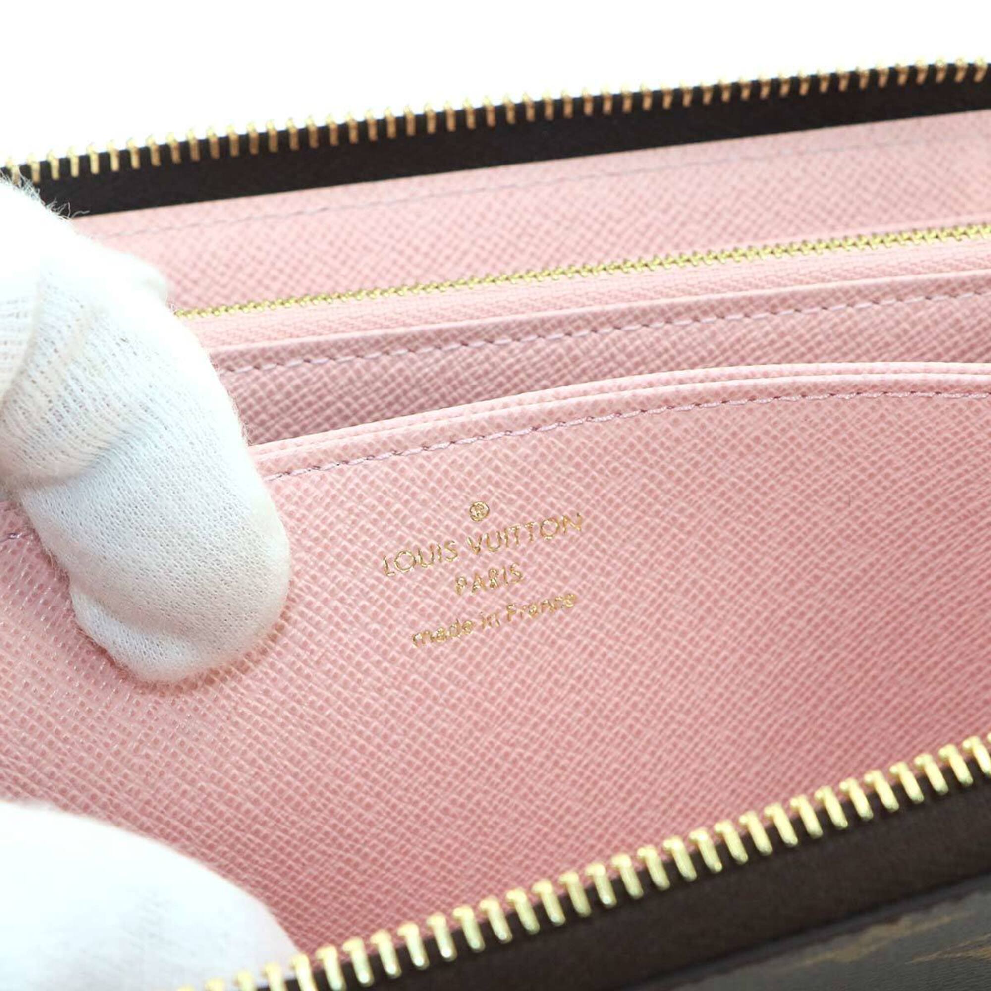 Louis Vuitton Monogram Rose Ballerine Monogram Long Wallet (Bi-Fold) (Pre-Owned)