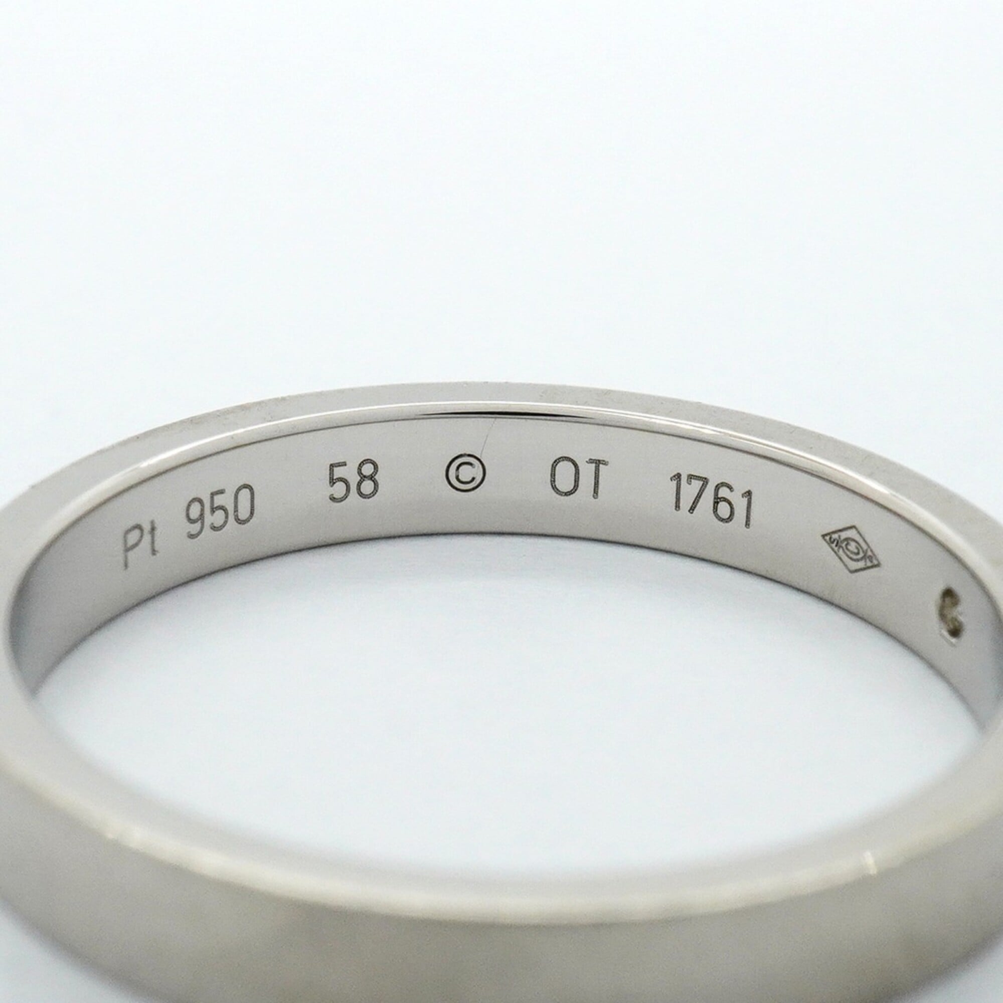 Cartier Platinum 950 Band Ring (Pre-Owned)