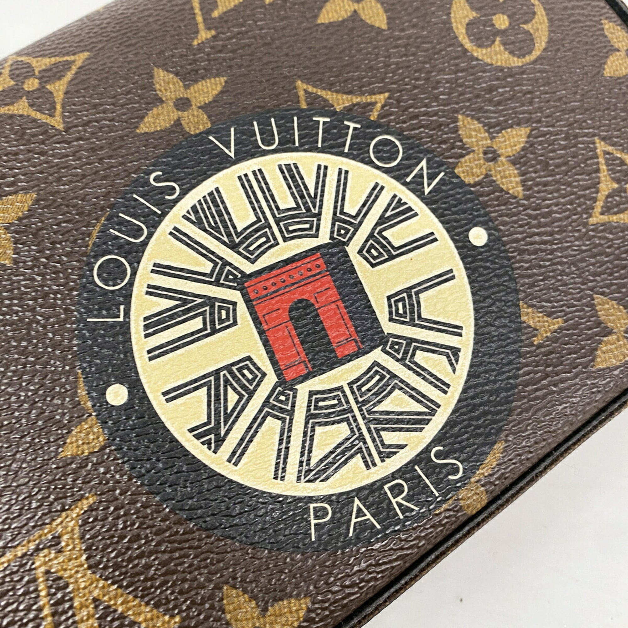 Louis Vuitton Brown Chain/Shoulder Wallet (Pre-Owned)