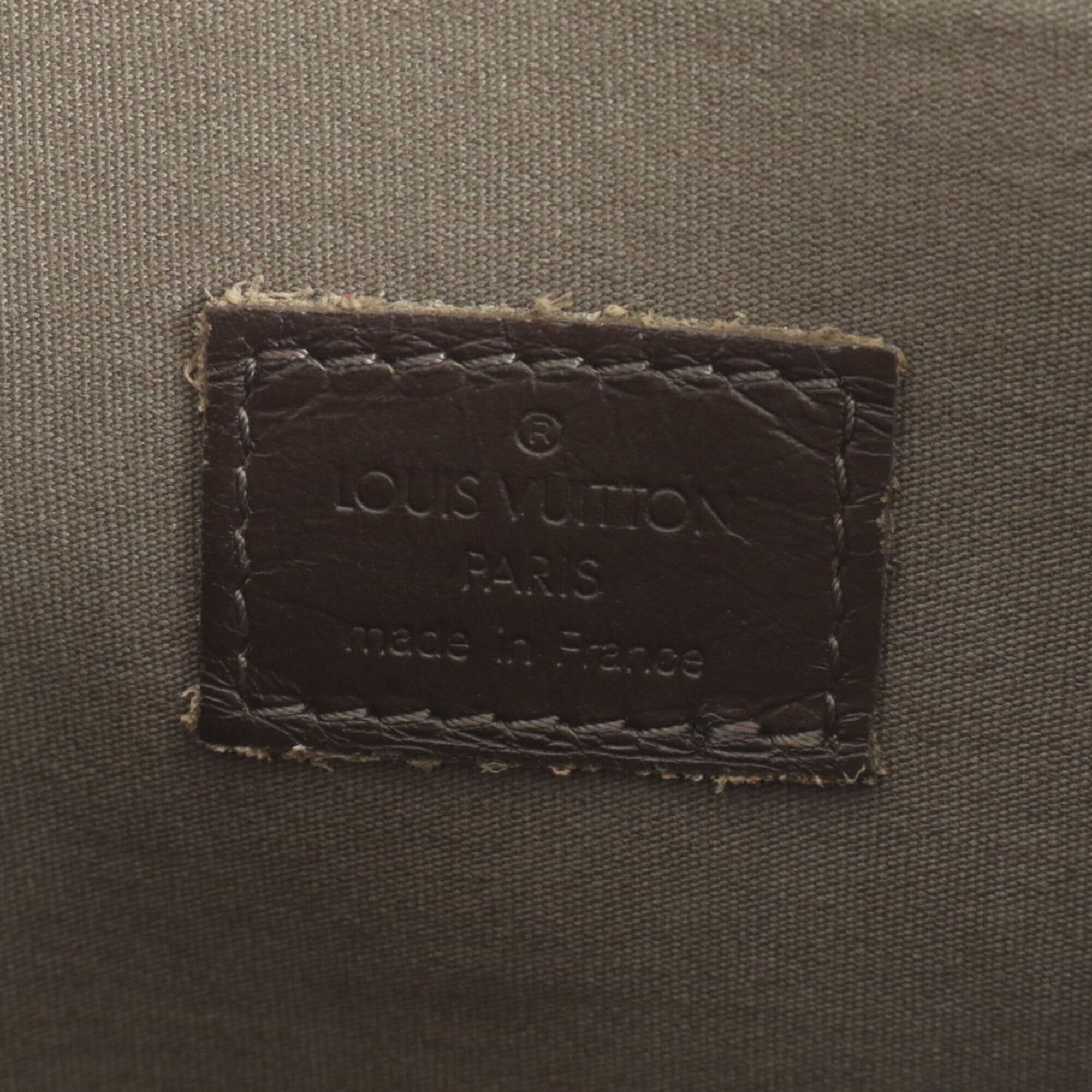 Louis Vuitton Tst Khaki Canvas Leather Shoulder Bag (Pre-Owned)