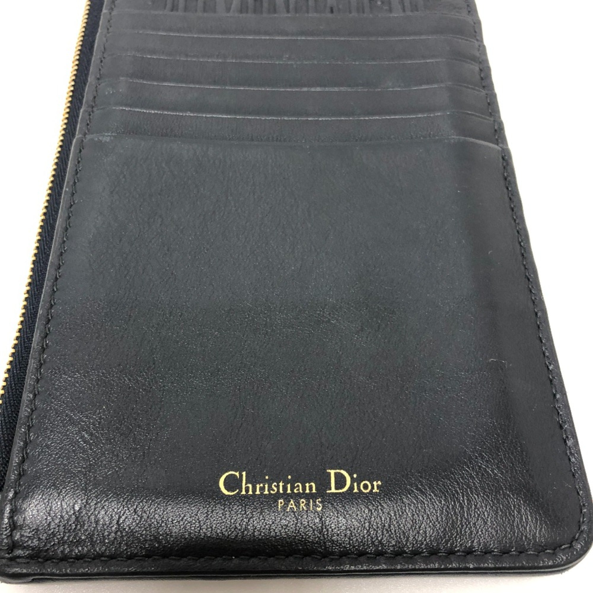 Christian Dior Navy Cloth Shoulder Bag (Pre-Owned)