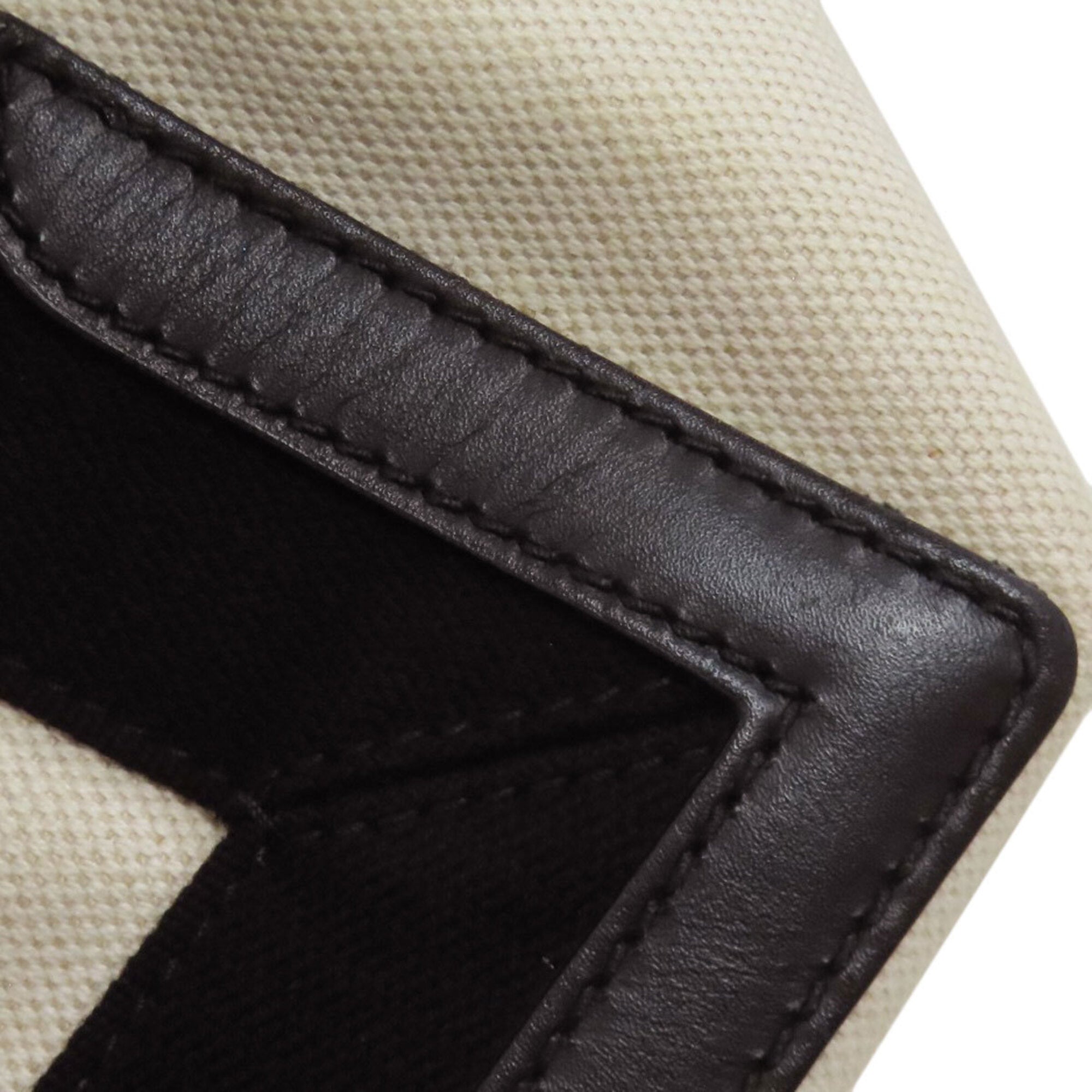 Balenciaga Black White Canvas Handbag Pouch (Pre-Owned)