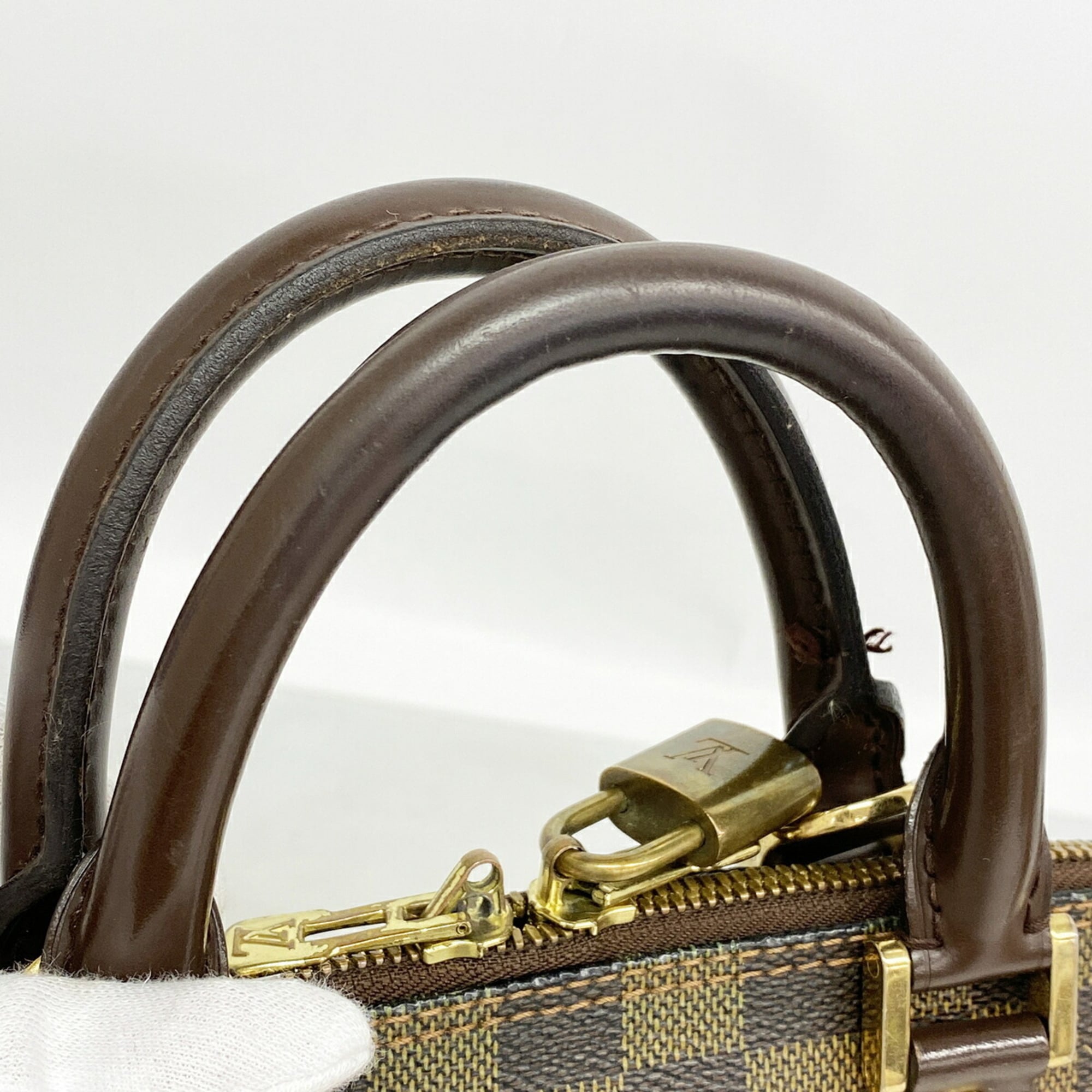 Louis Vuitton Ebene Handbag (Pre-Owned)
