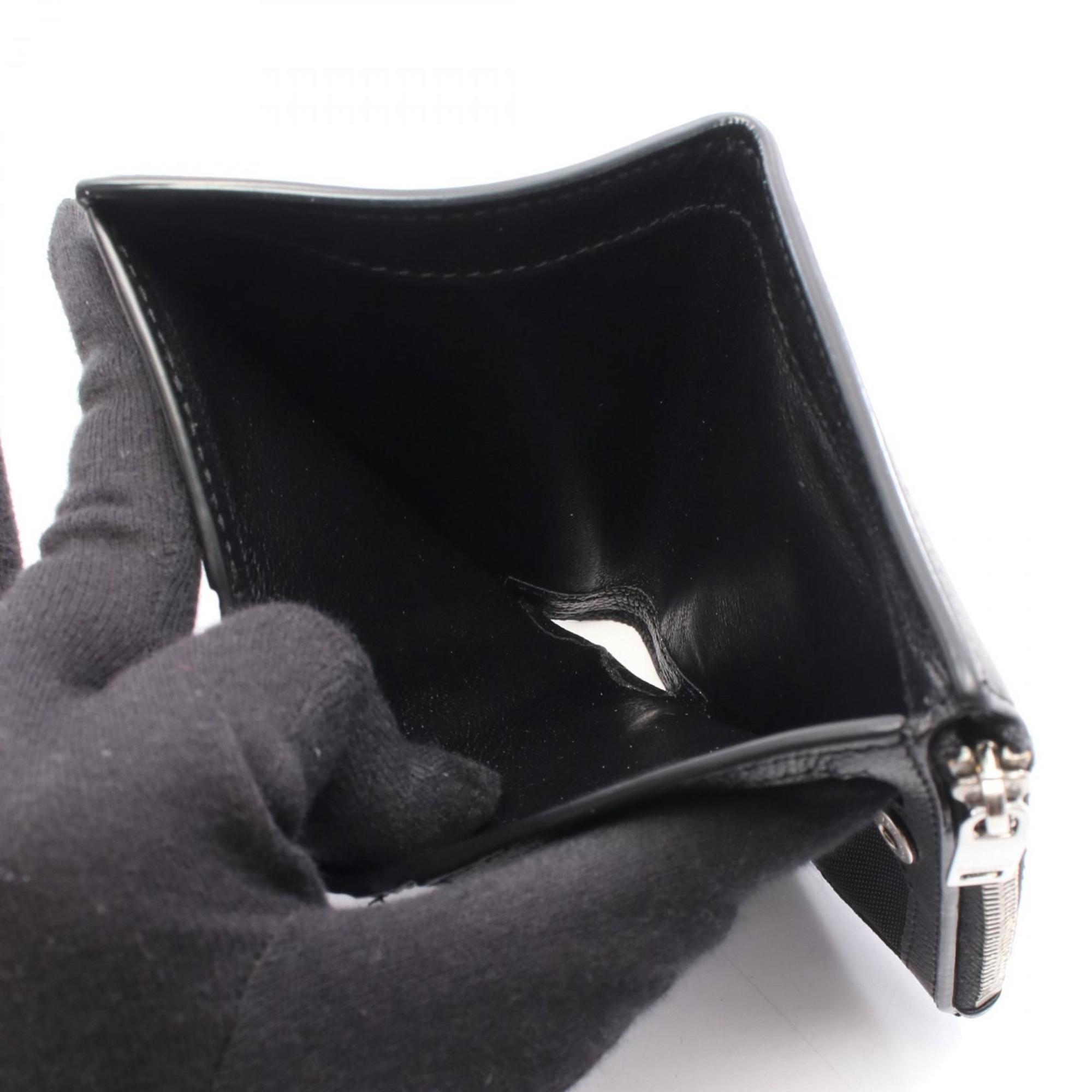 Yves Saint Laurent Black Leather Wallet (Bi-Fold) (Pre-Owned)
