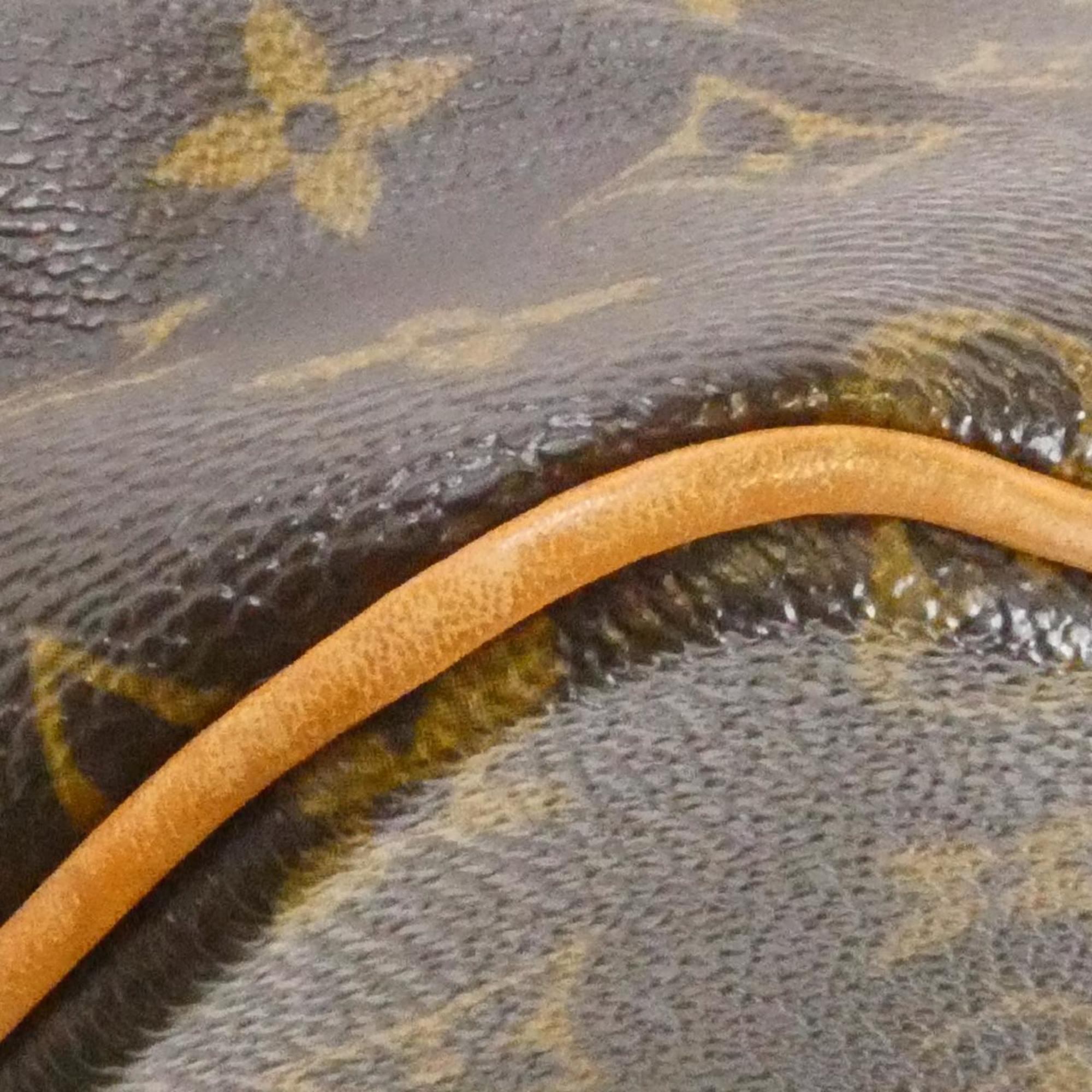 Louis Vuitton Marron Coated Canvas Handbag (Pre-Owned)