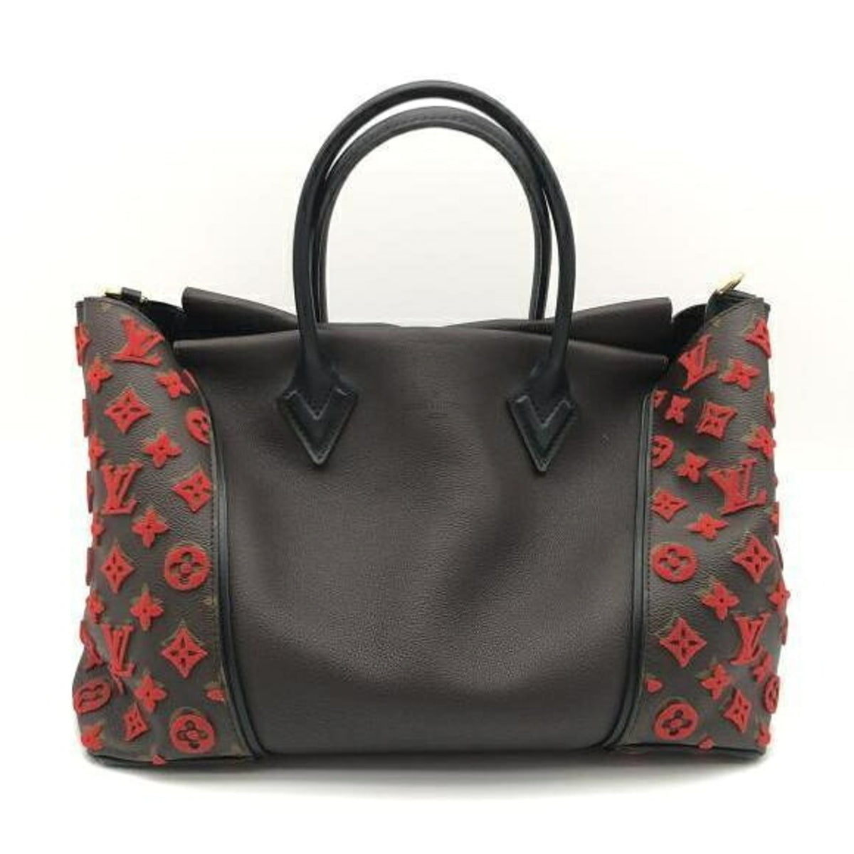 Louis Vuitton Red Brown Handbag (Pre-Owned)