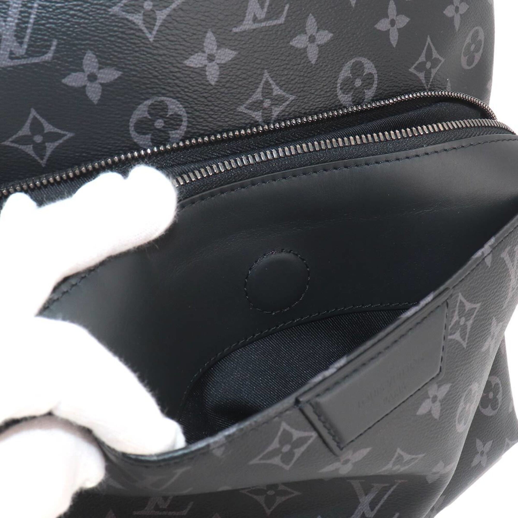 Louis Vuitton Black Monogram Eclipse Monogram Eclipse Backpack (Pre-Owned)