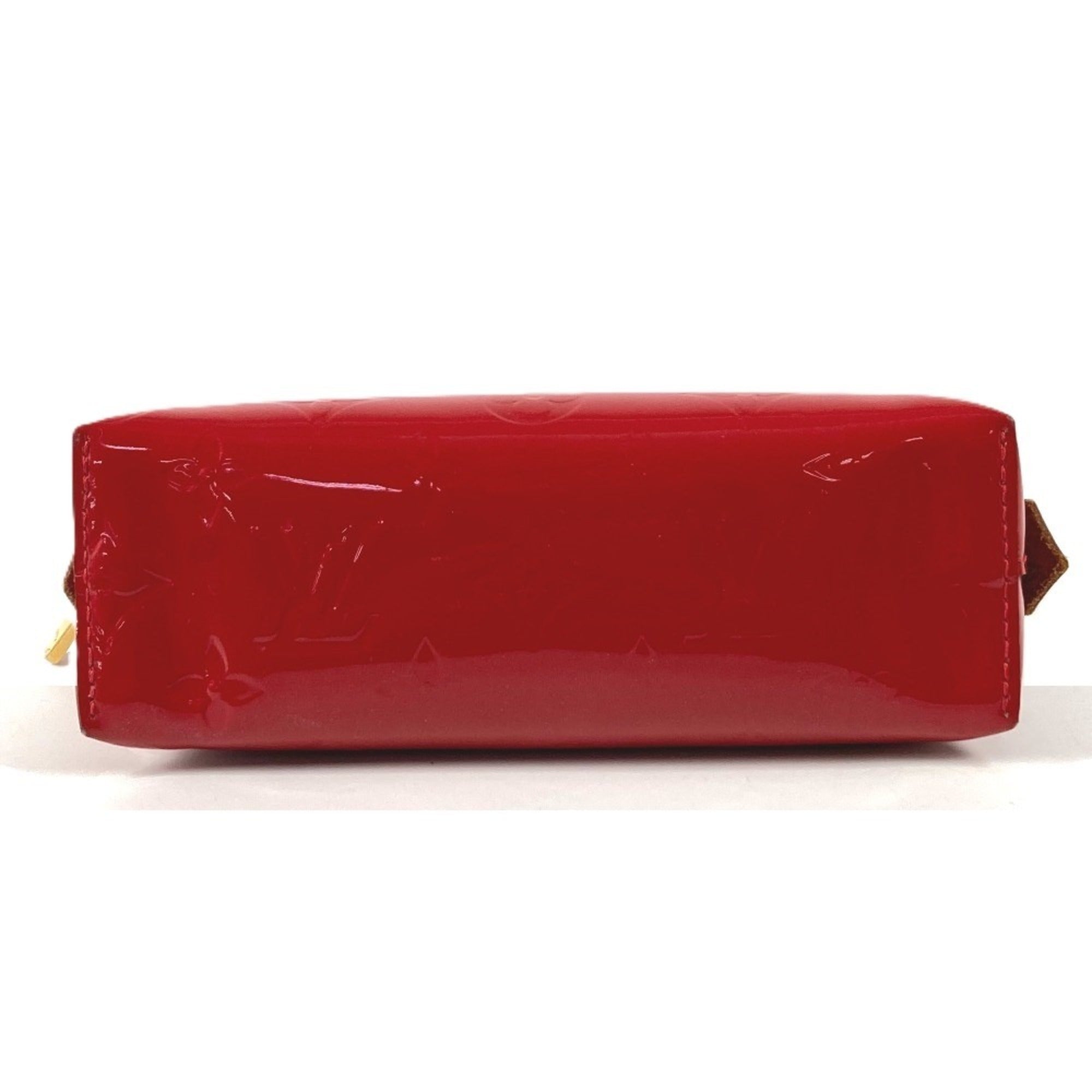 Louis Vuitton Monogram Vernis Cerise Red Color Monogram Vernis Pouch (Pre-Owned)