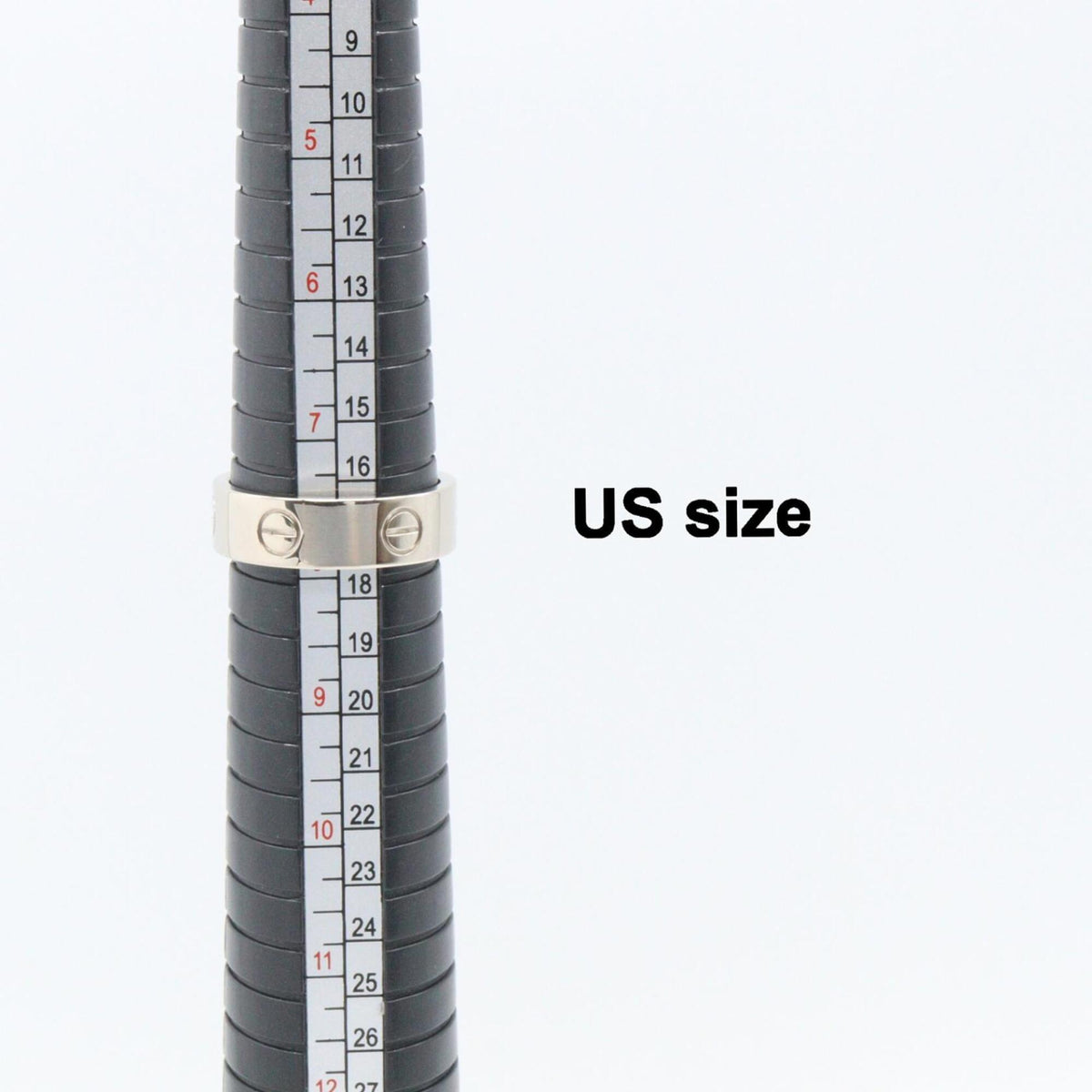 Cartier Silver White Gold (18K) Band Ring (Pre-Owned)