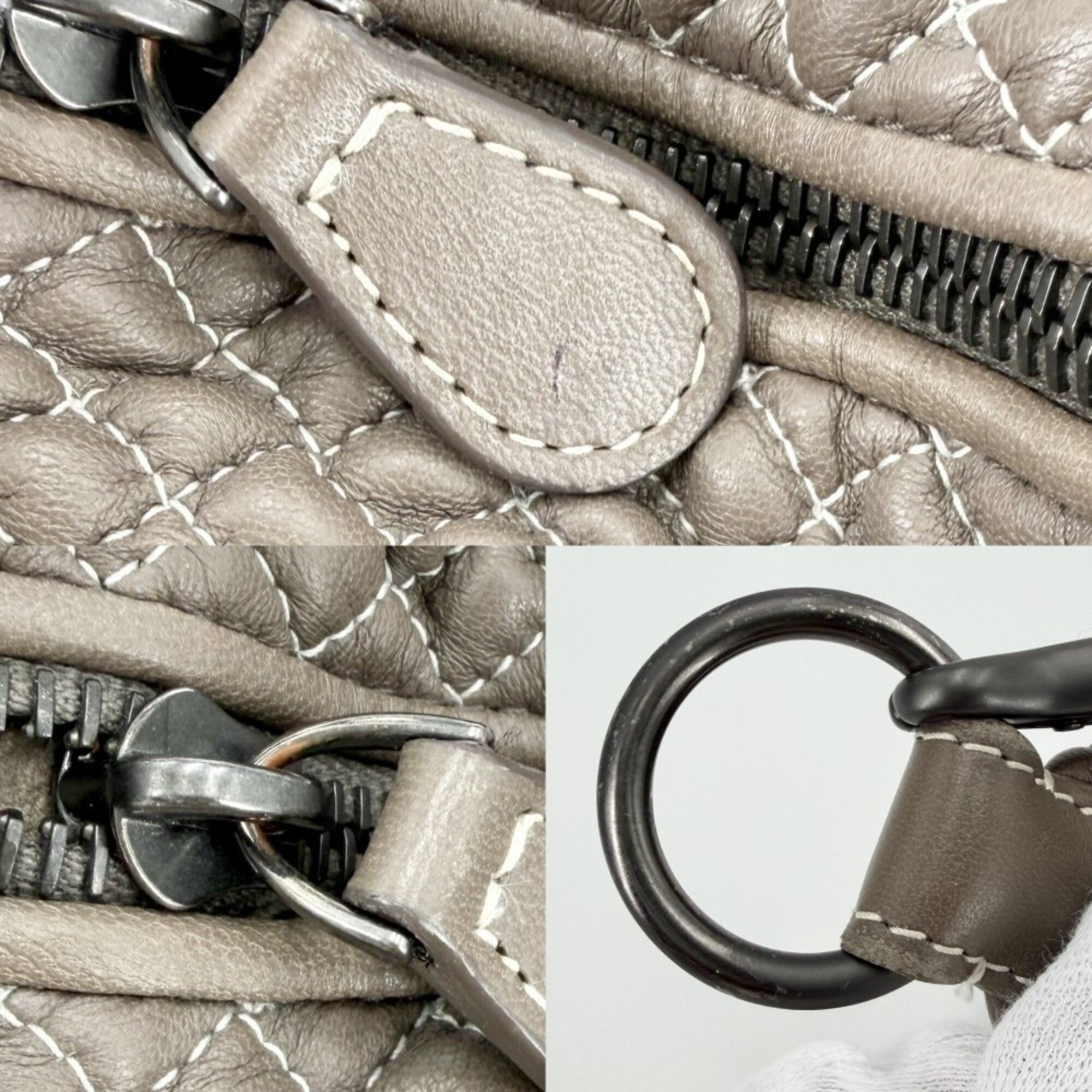 Bottega Veneta Brown Leather Handbag Shoulder Bag (Pre-Owned)