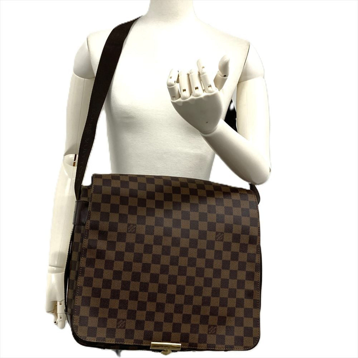 Louis Vuitton Brown Damier Canvas Shoulder Bag (Pre-Owned)