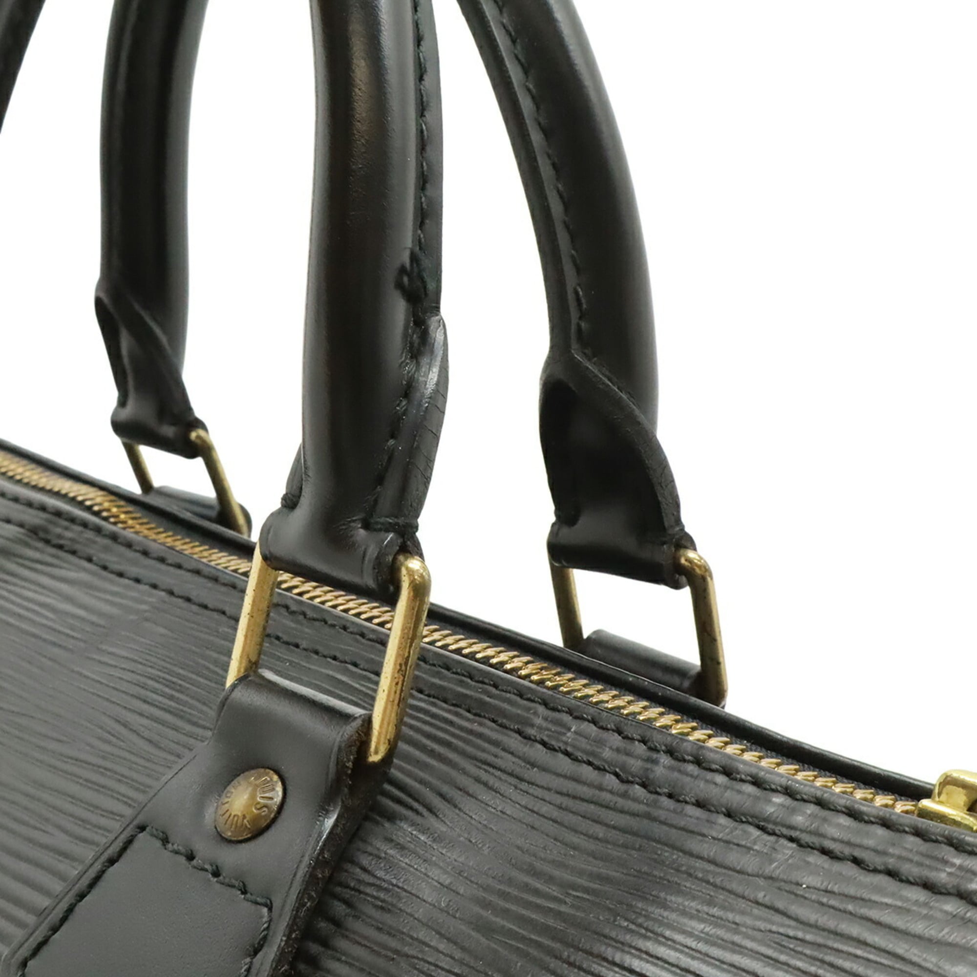Louis Vuitton Black Noir Epi Leather Handbag (Pre-Owned)