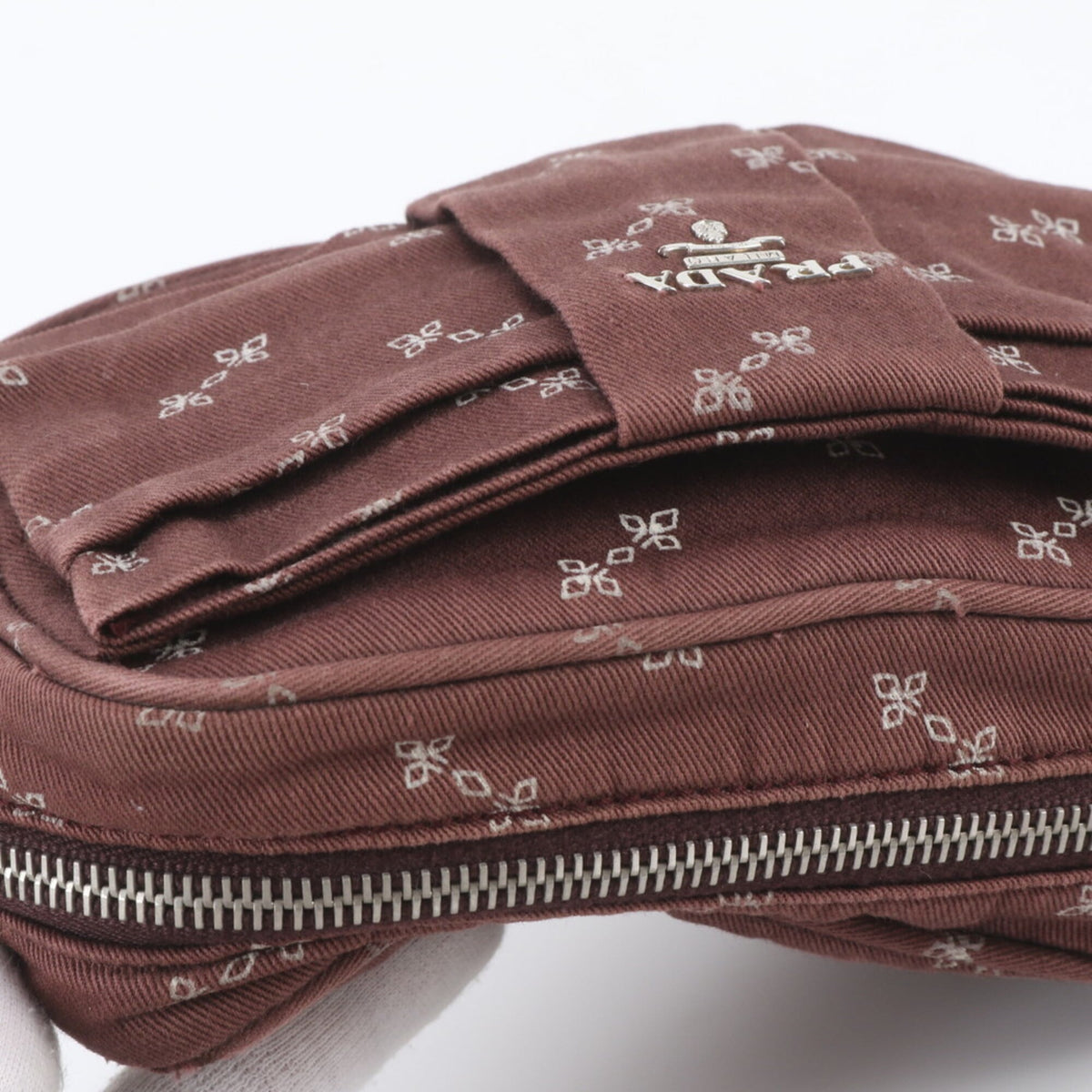 Prada Red Color Wine Handbag Shoulder Bag Tote Bag (Pre-Owned)