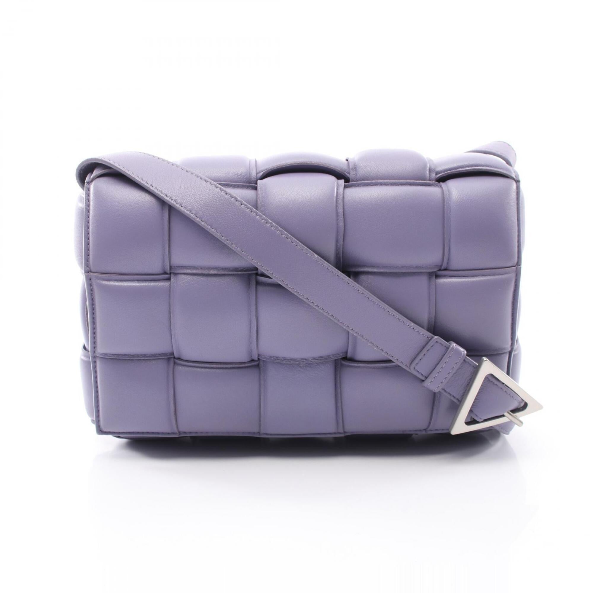 Bottega Veneta Purple Intrecciato Handbag Shoulder Bag (Pre-Owned)