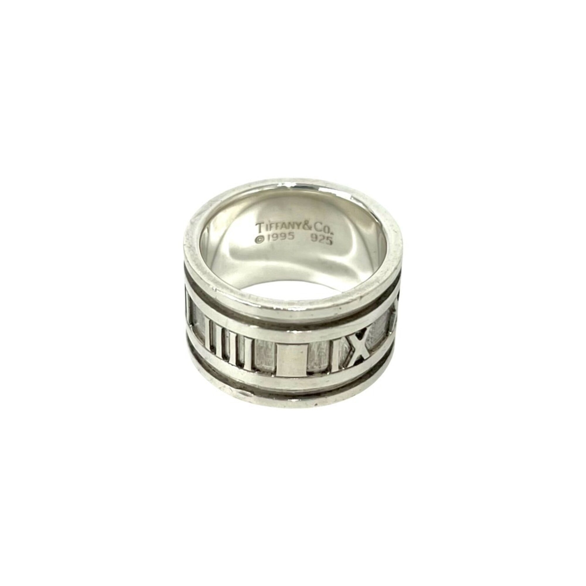 Tiffany Silver Silver 925 Band Ring (Pre-Owned)