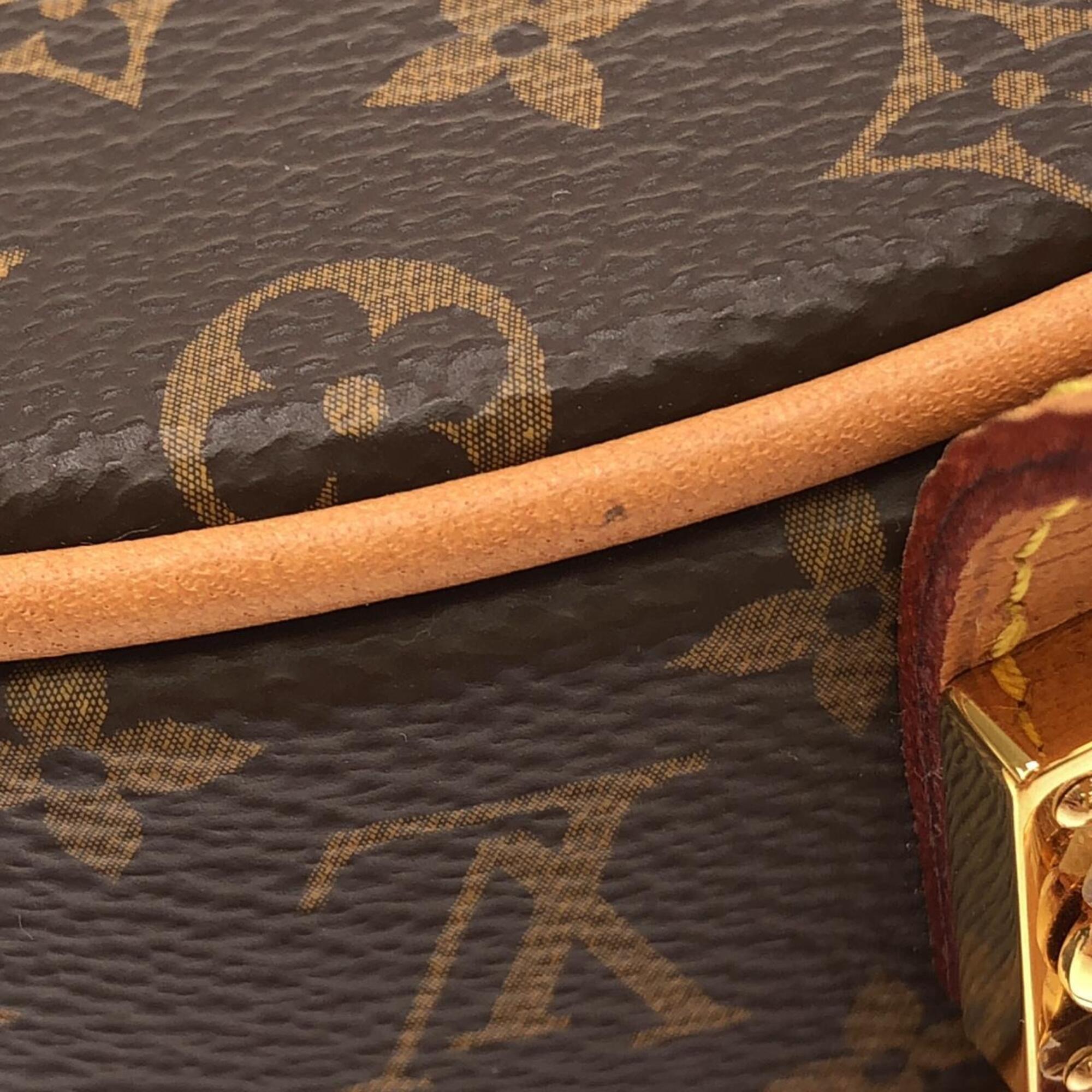 Louis Vuitton Brown Coated Canvas Handbag (Pre-Owned)