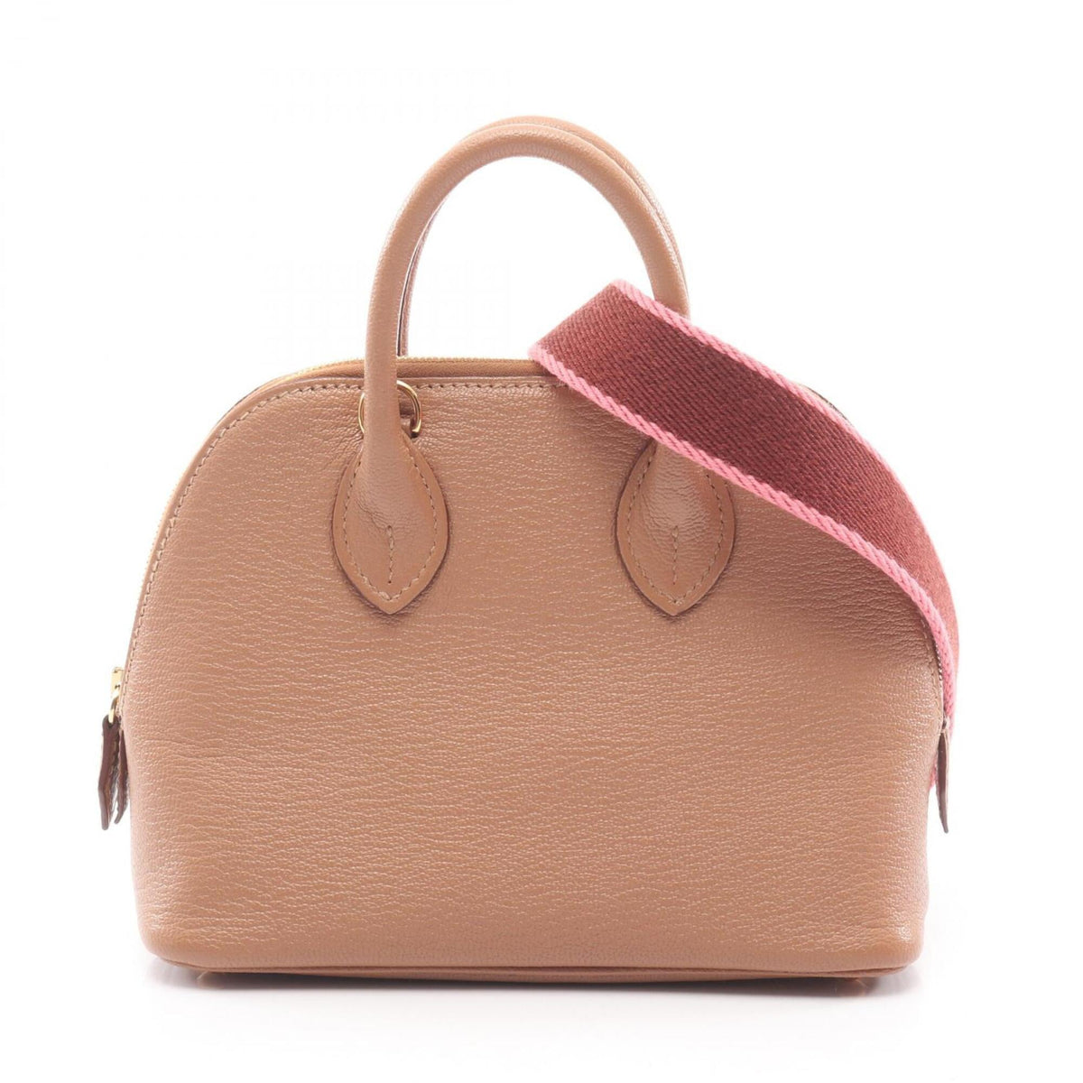 Hermes Brown Chevre Leather Handbag (Pre-Owned)