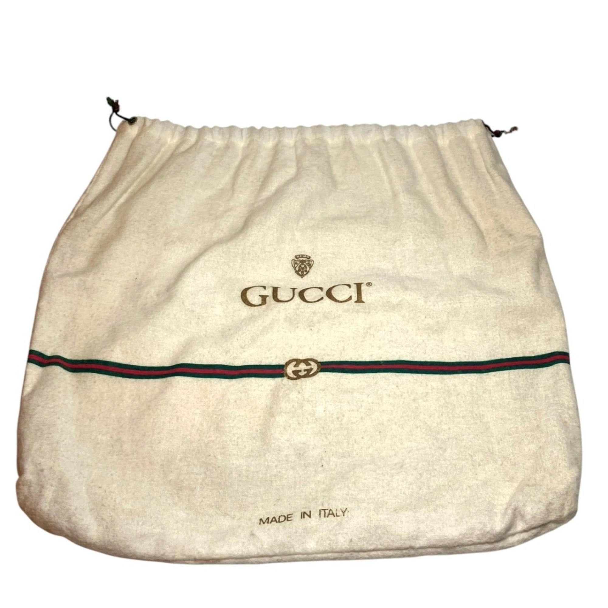 Gucci Brown Leather Shoulder Bag (Pre-Owned)