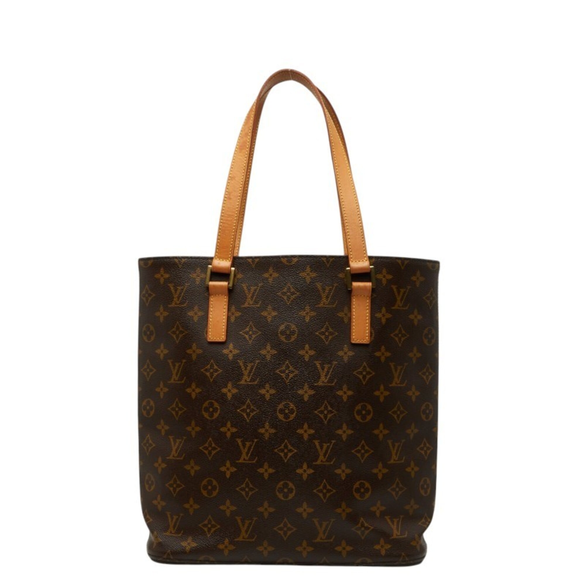 Louis Vuitton Brown Pvc Leather Tote Bag (Pre-Owned)