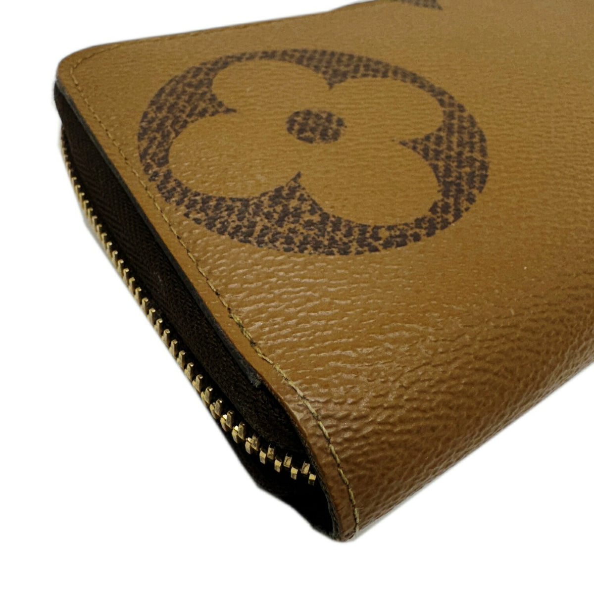 Louis Vuitton Monogram Brown Monogram Reverse Long Bill Wallet (Bi-Fold) (Pre-Owned)
