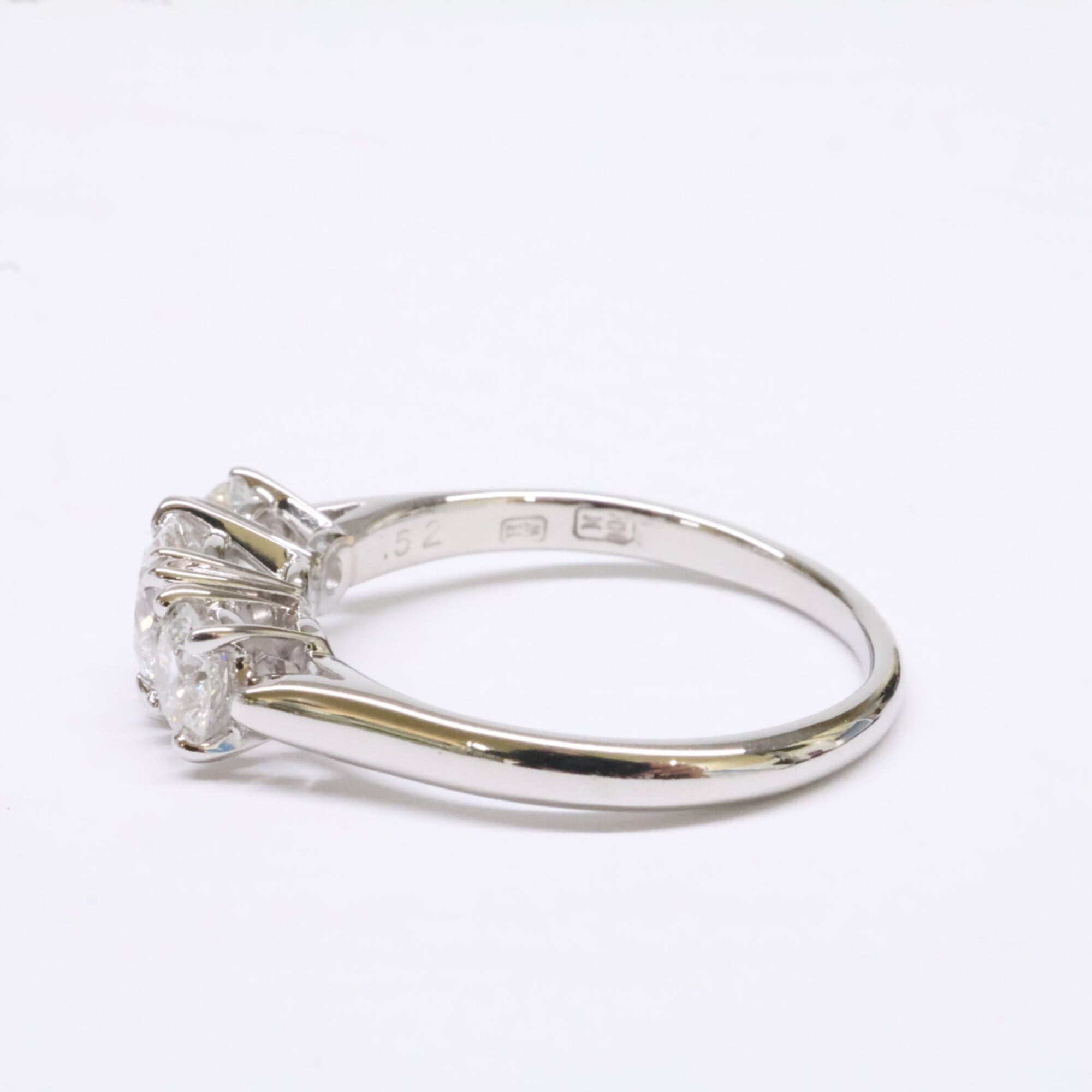 Harry Winston Platinum Platinum 950 Band Ring (Pre-Owned)