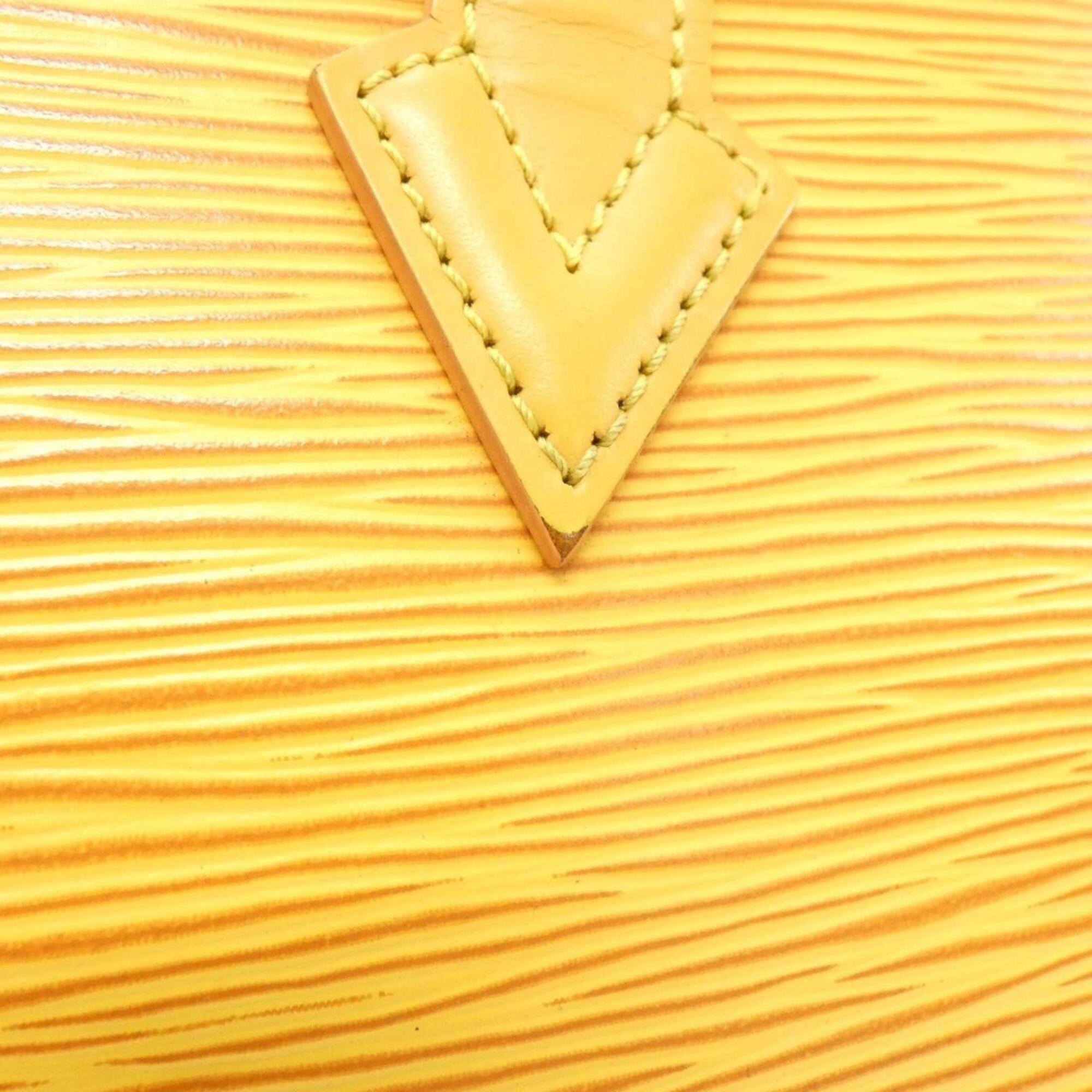 Louis Vuitton Yellow Leather Handbag (Pre-Owned)