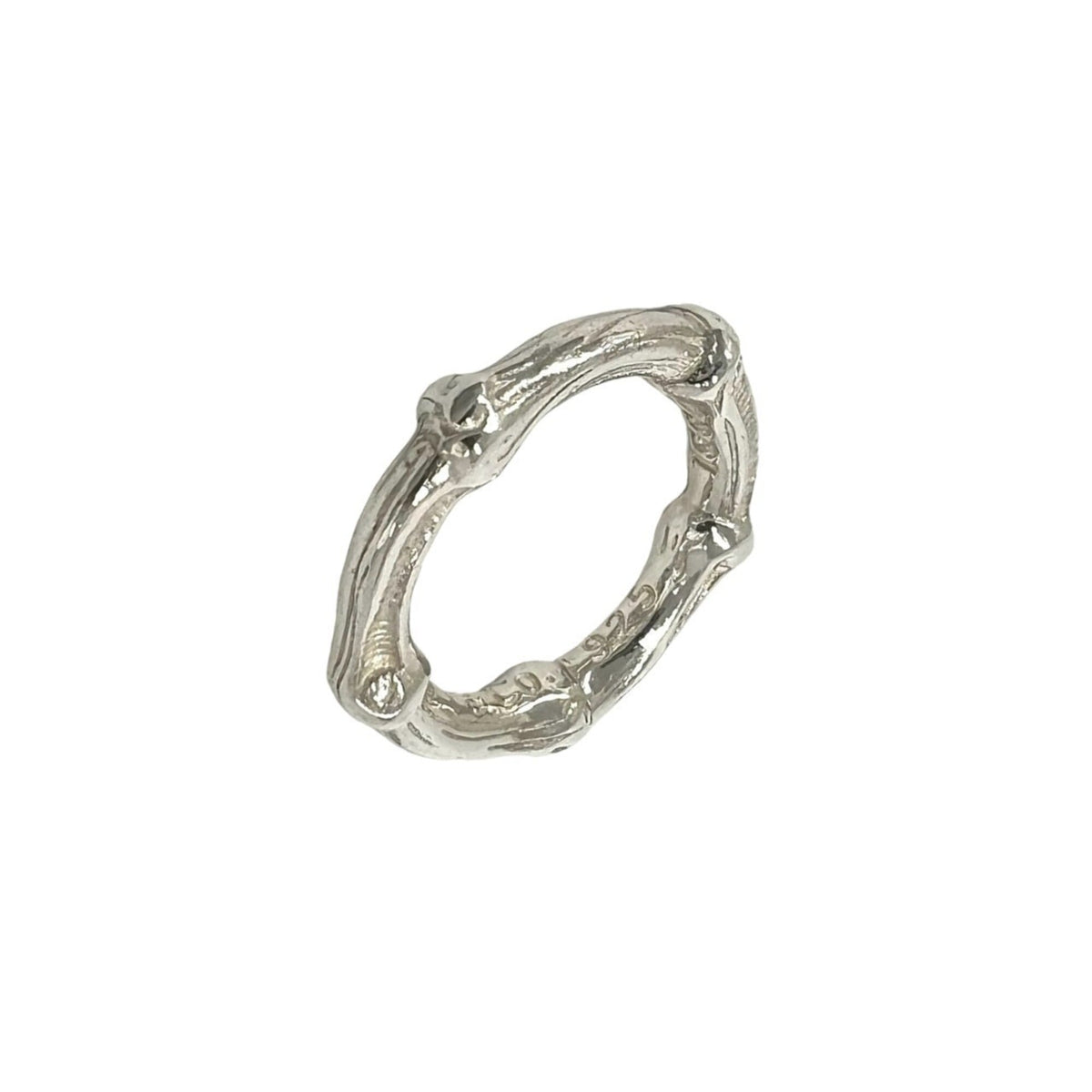 Tiffany Silver Silver 925 Band Ring (Pre-Owned)