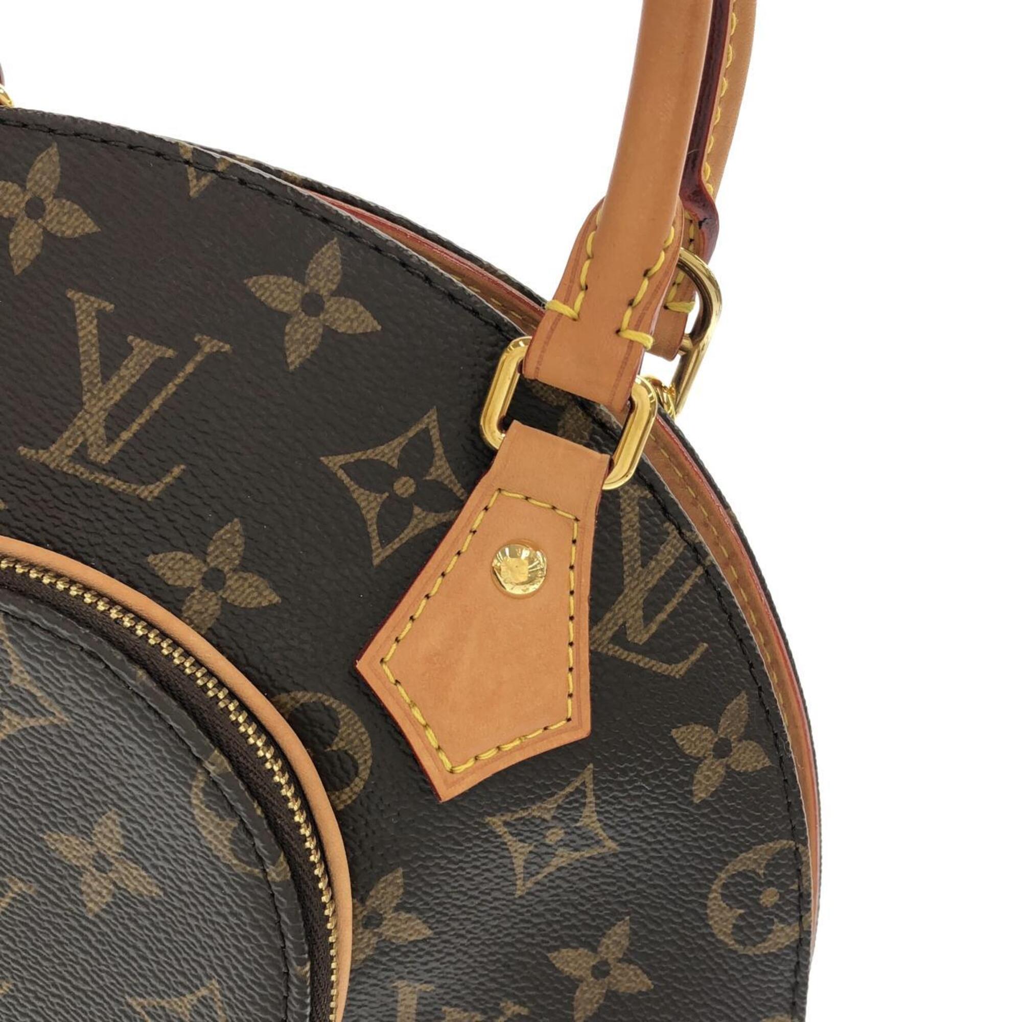 Louis Vuitton Monogram Marron Coated Canvas Handbag (Pre-Owned)