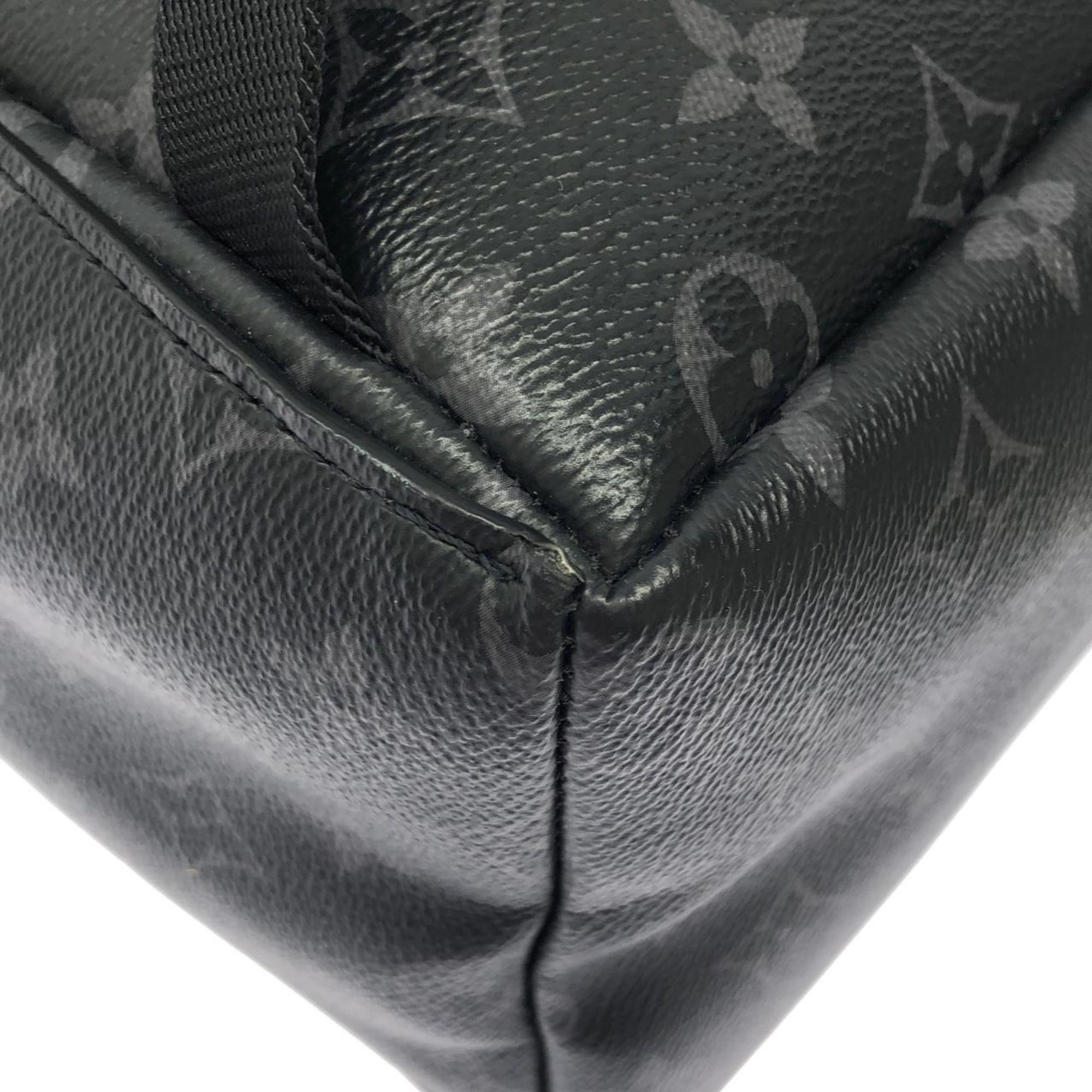 Louis Vuitton Black Green Coated Canvas Backpack (Pre-Owned)