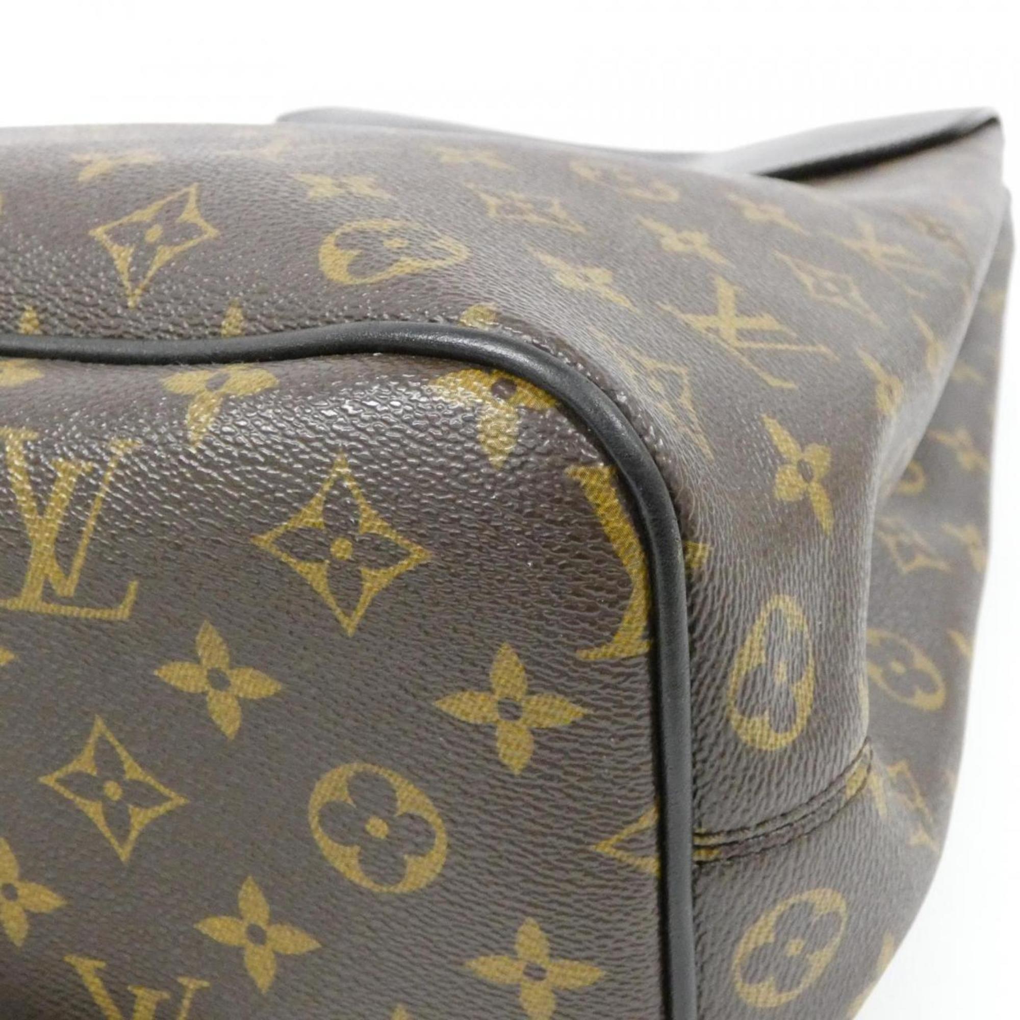 Louis Vuitton Brown Coated Canvas Backpack (Pre-Owned)
