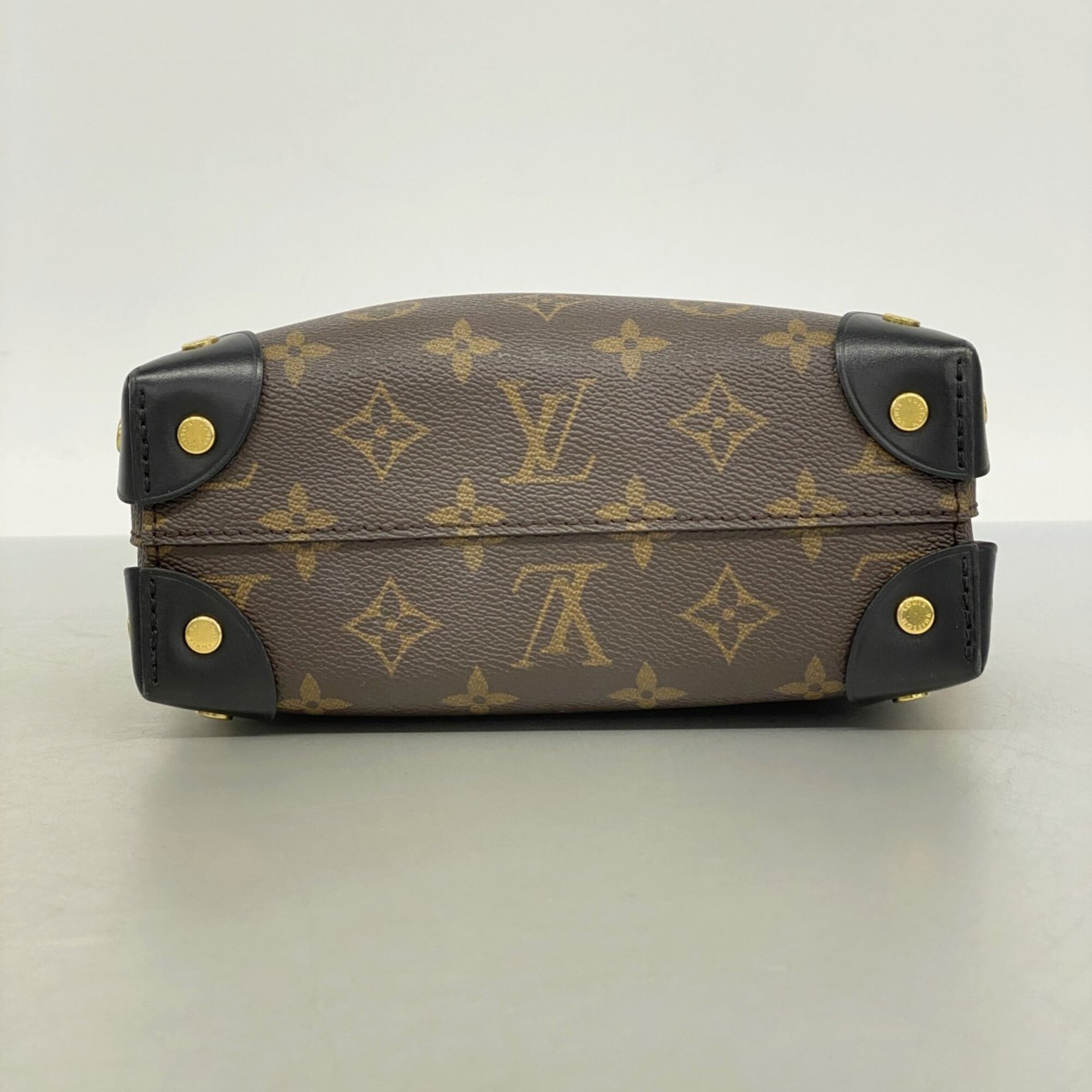 Louis Vuitton Black Brown Handbag (Pre-Owned)