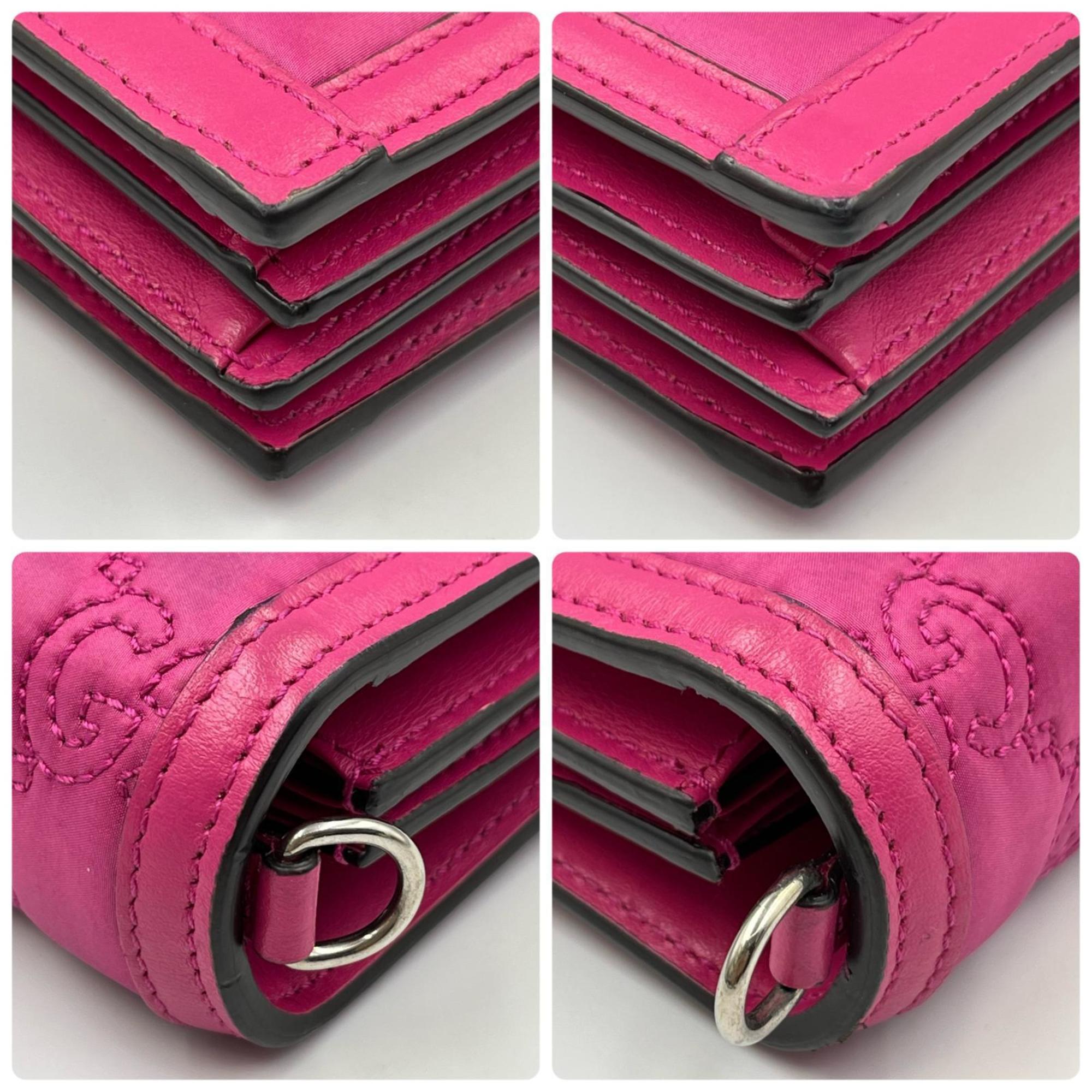 Gucci Pink Quilting Shoulder Bag (Pre-Owned)
