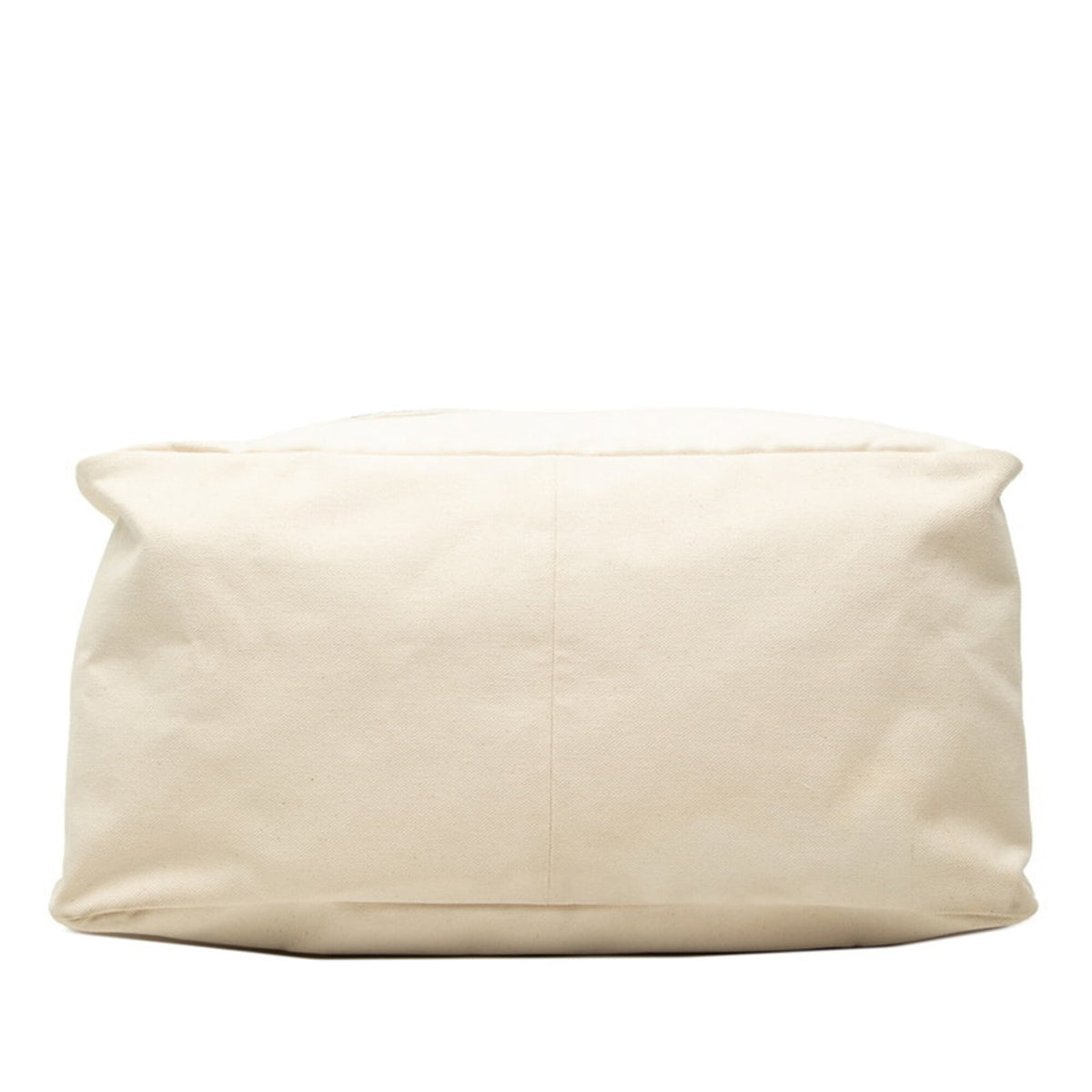 Loewe Brown White Canvas Leather Tote Bag (Pre-Owned)
