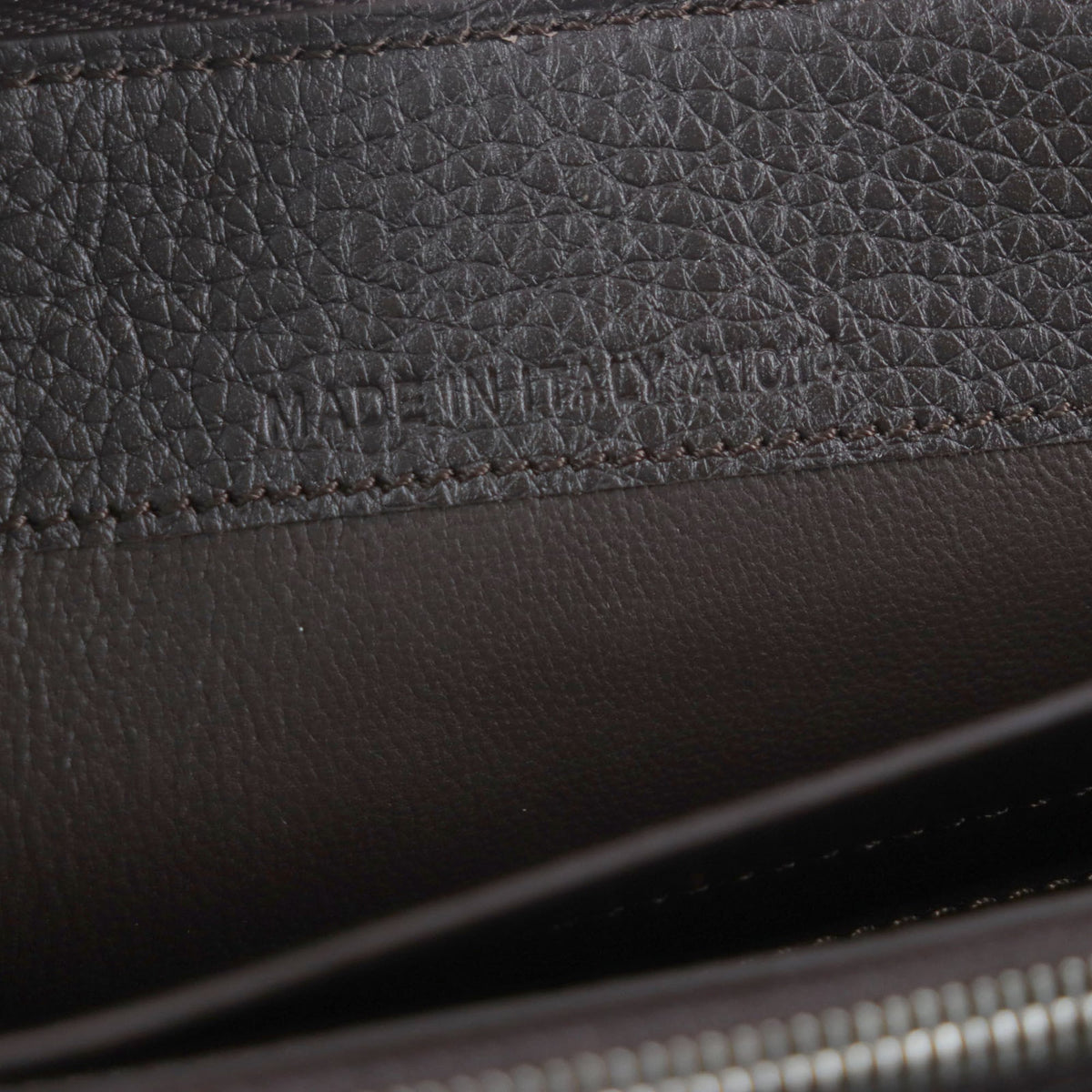 Dunhill Dark Brown Leather Long Wallet (Bi-Fold) (Pre-Owned)
