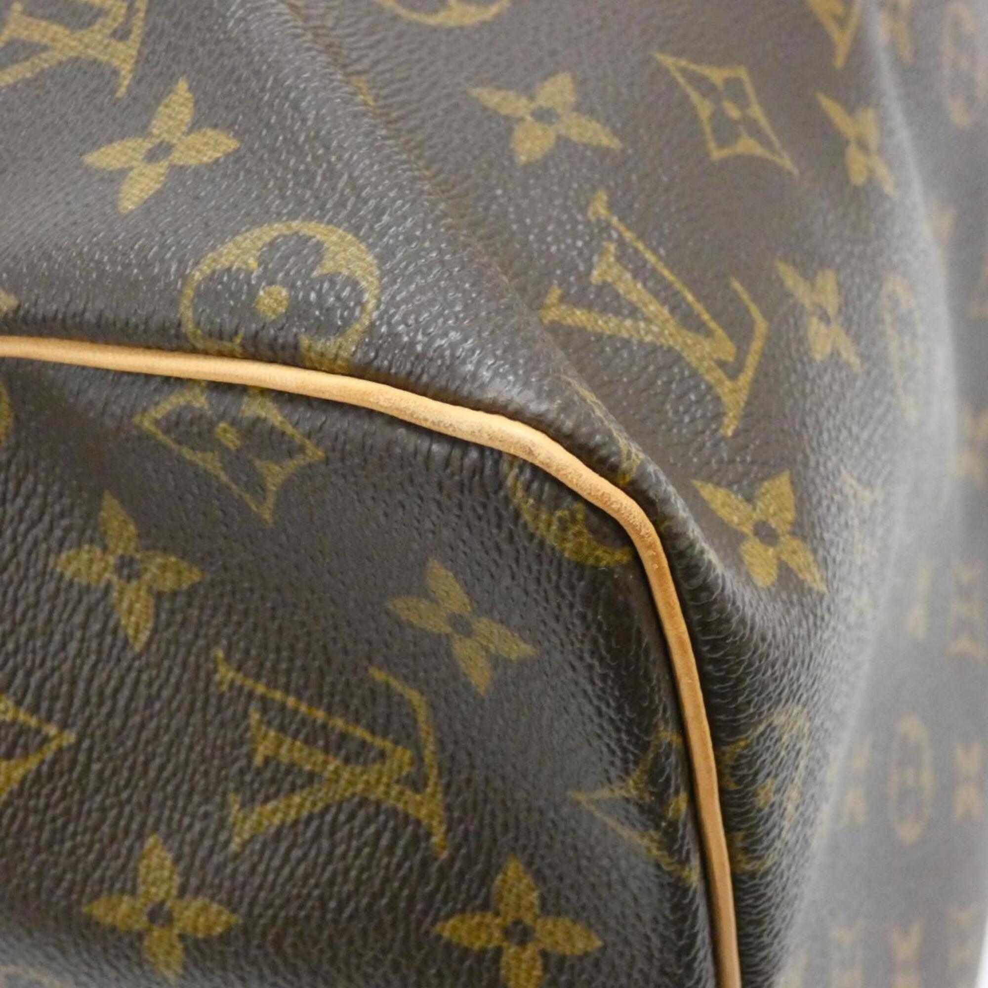 Louis Vuitton Marron Coated Canvas Boston Bag (Pre-Owned)