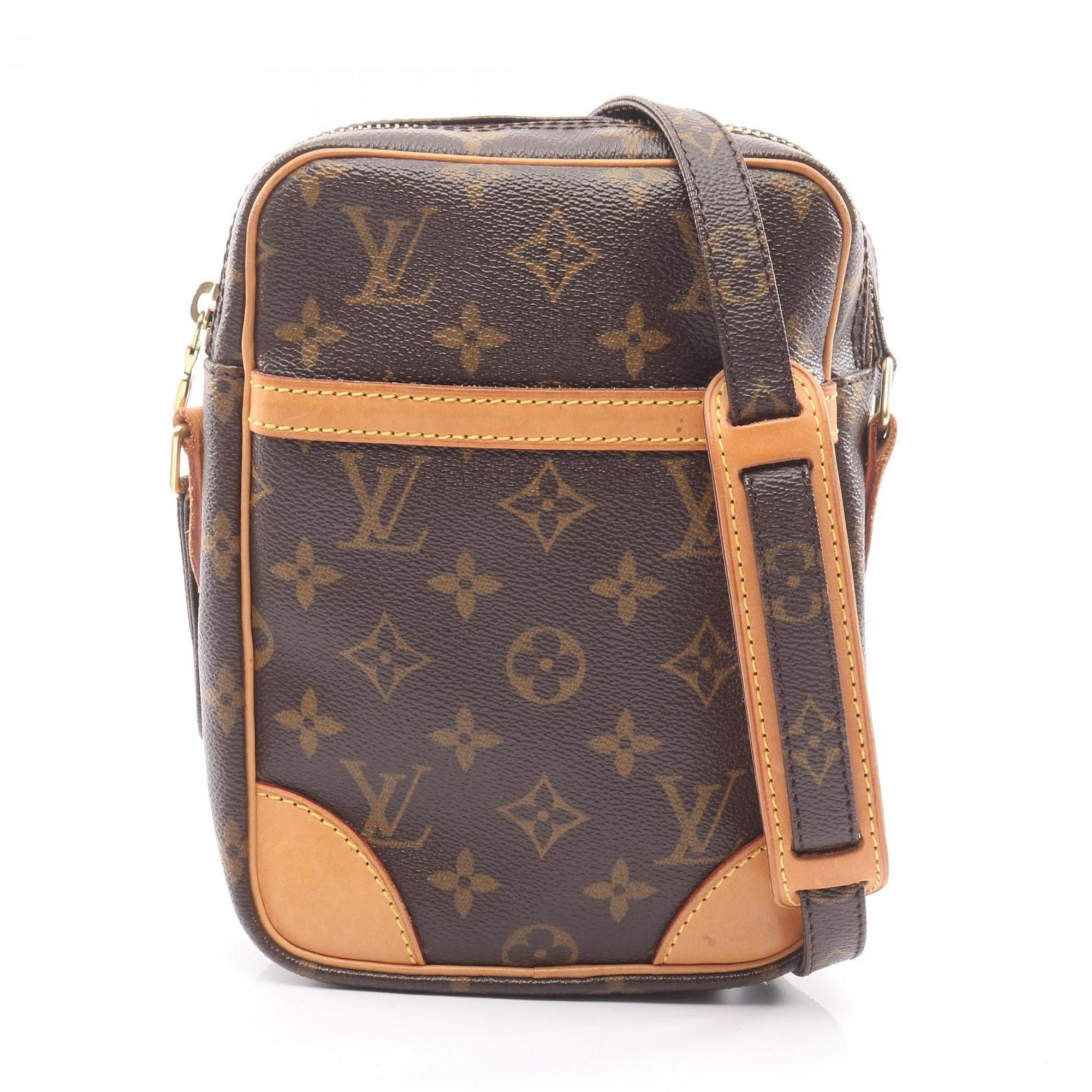 Louis Vuitton Brown Pvc Leather Shoulder Bag (Pre-Owned)