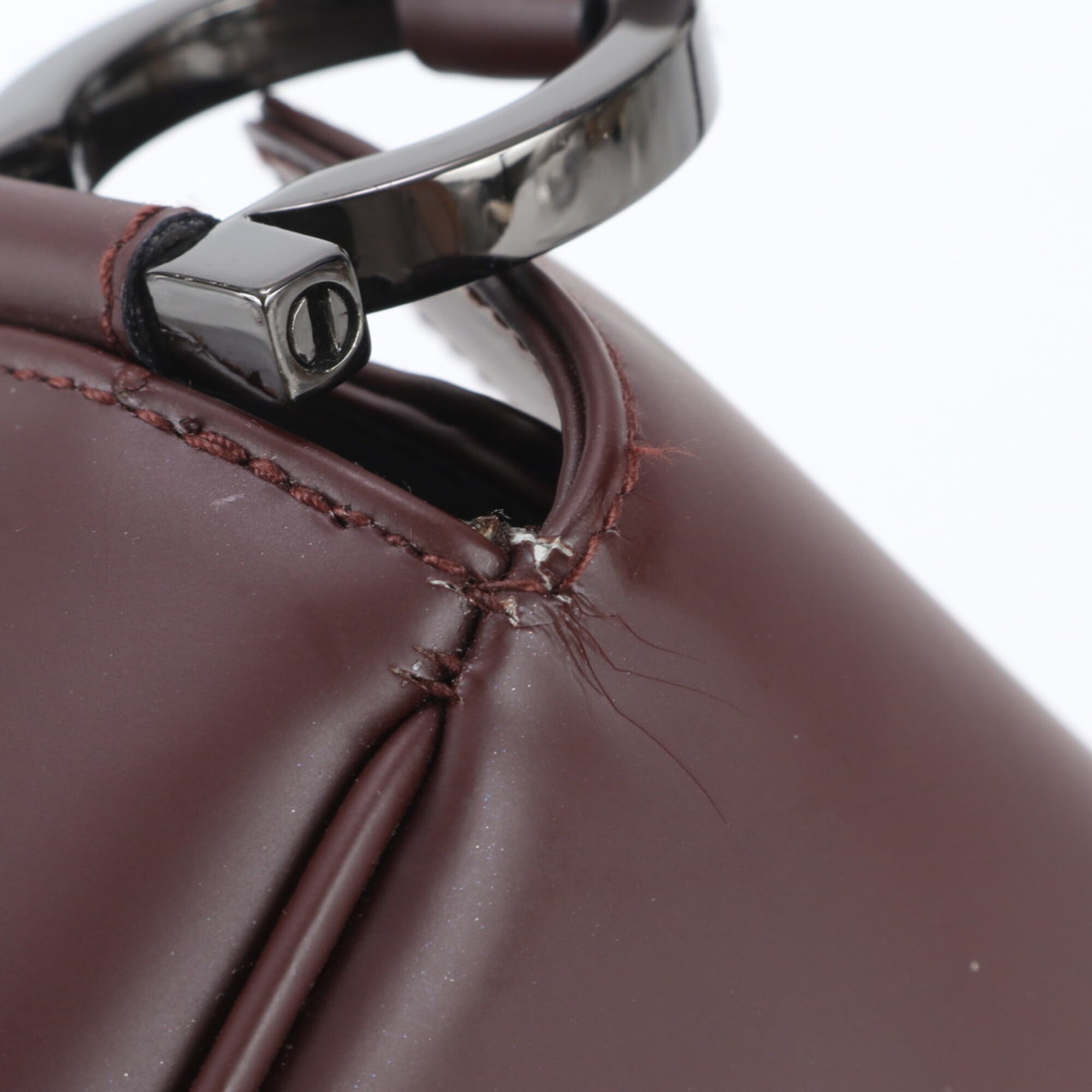 Salvatore Ferragamo Brown Leather Handbag Shoulder Bag (Pre-Owned)