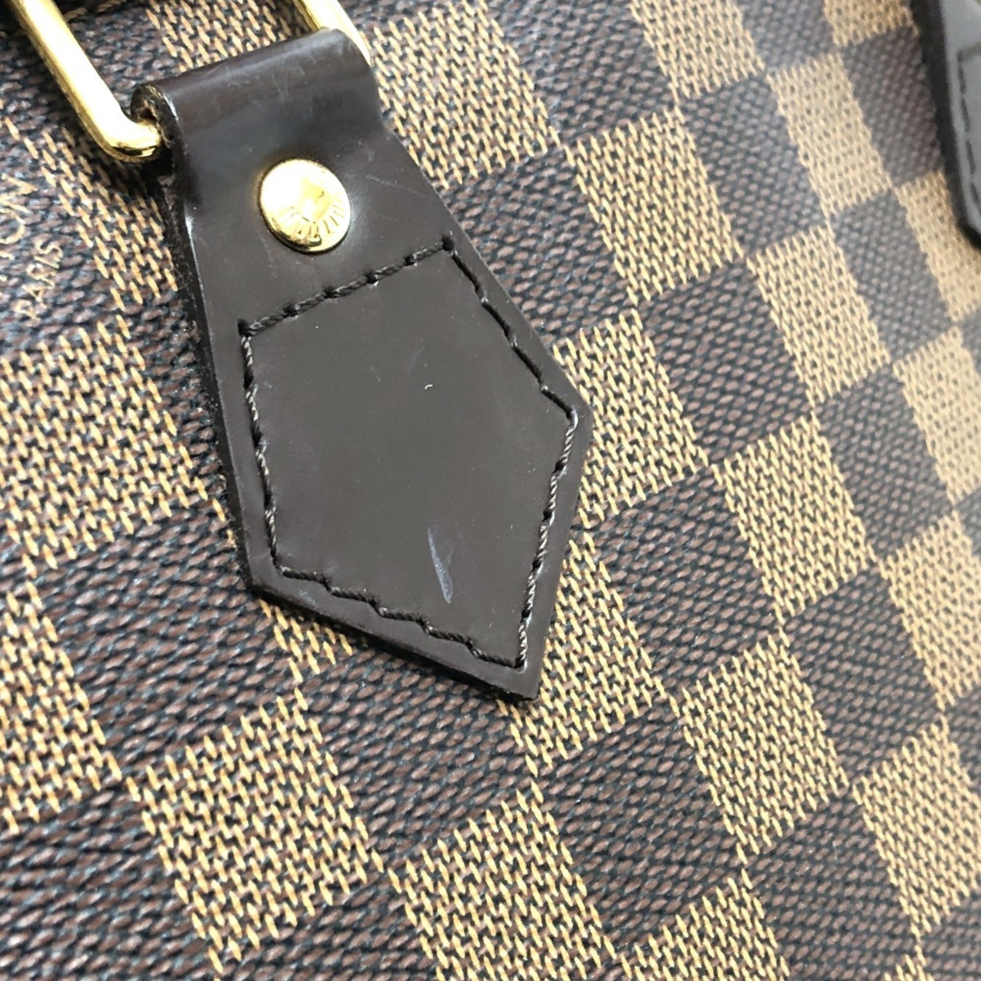 Louis Vuitton Brown Damier Canvas Handbag Tote Bag (Pre-Owned)