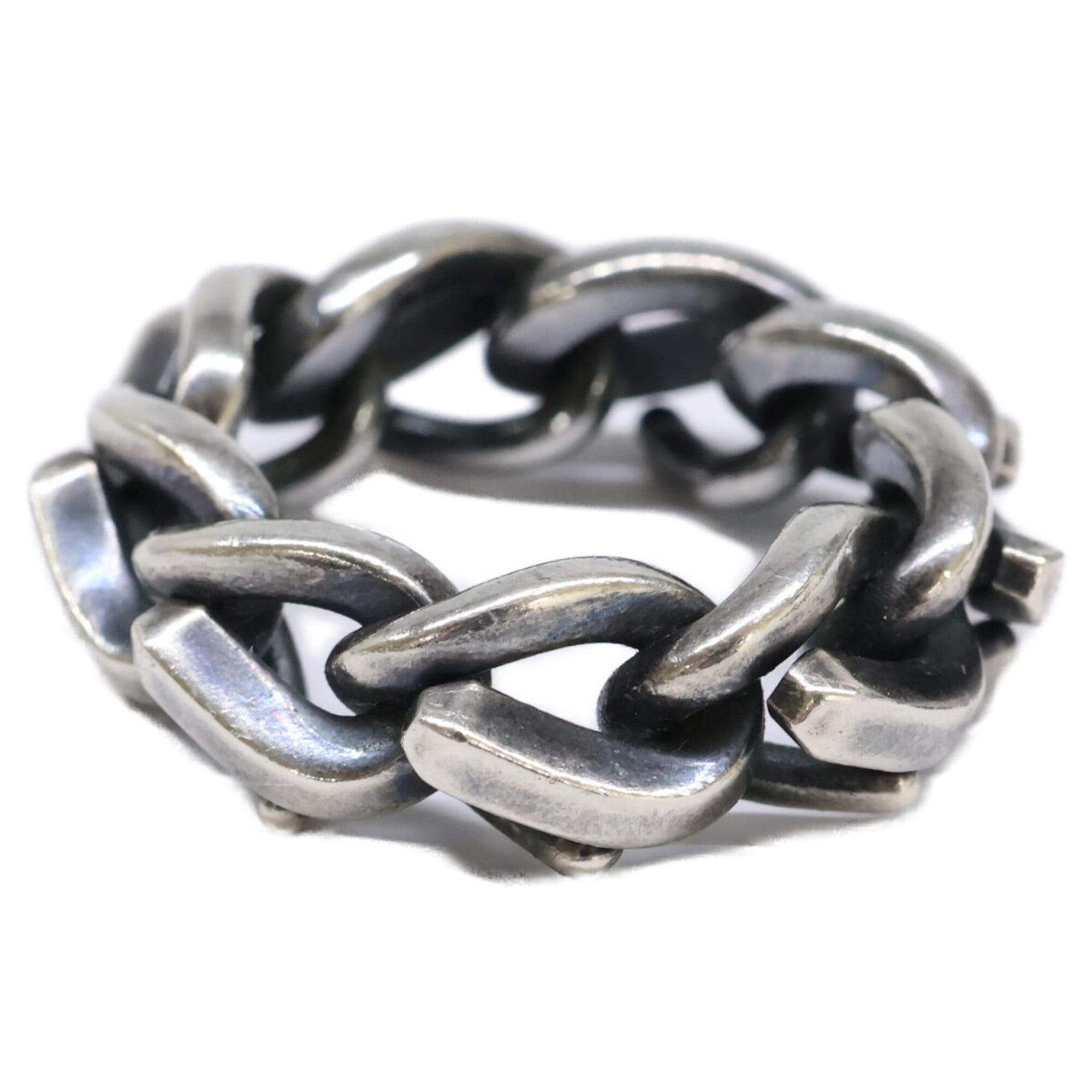 Tiffany Silver Silver 925 Band Ring (Pre-Owned)