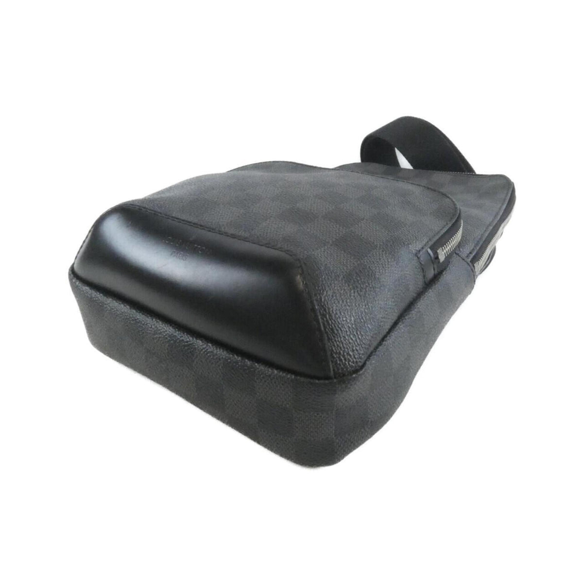 Louis Vuitton Gray Coated Canvas Shoulder Bag (Pre-Owned)