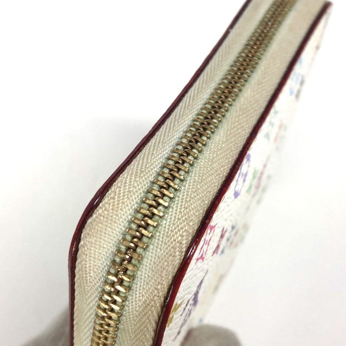 Louis Vuitton Monogram Multicolore Litchi White Monogram Multicolore Coin Purse/Coin Case (Pre-Owned)