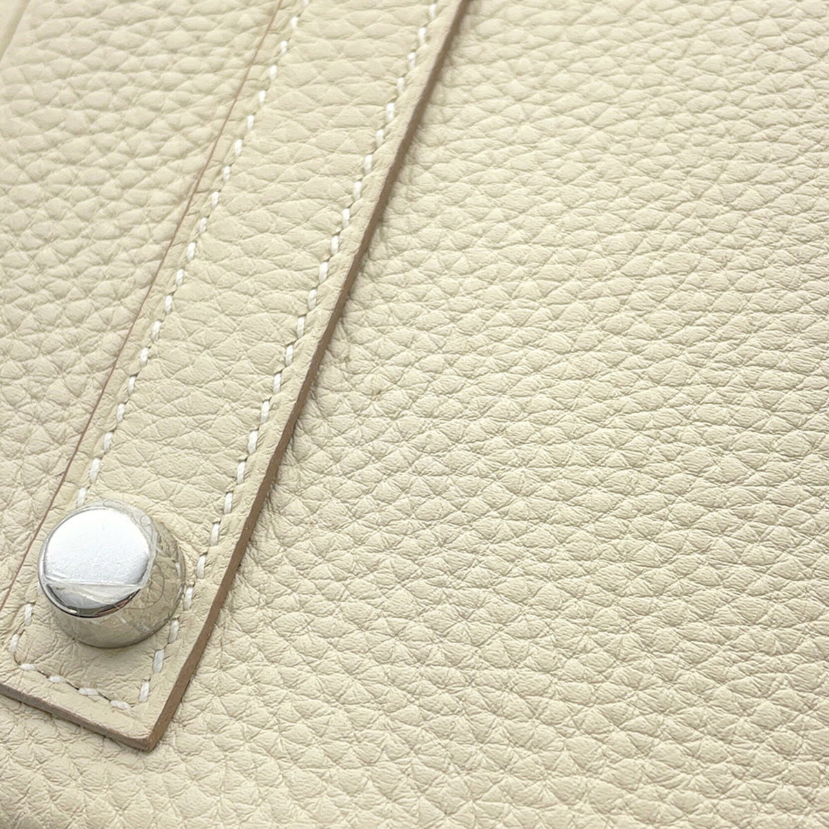 Hermes Birkin Silver Togo Leather Handbag (Pre-Owned)