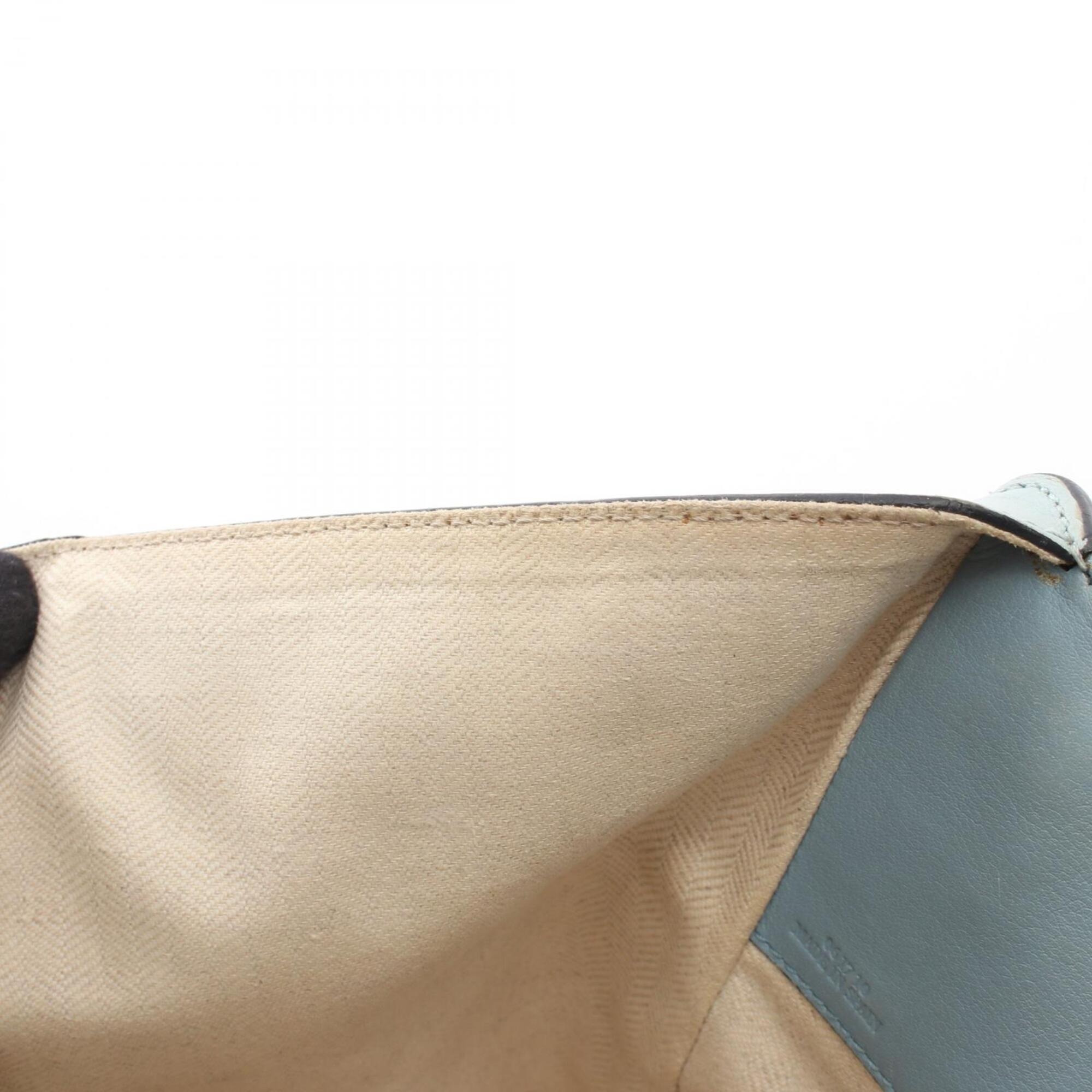 Loewe Blue Leather Handbag (Pre-Owned)